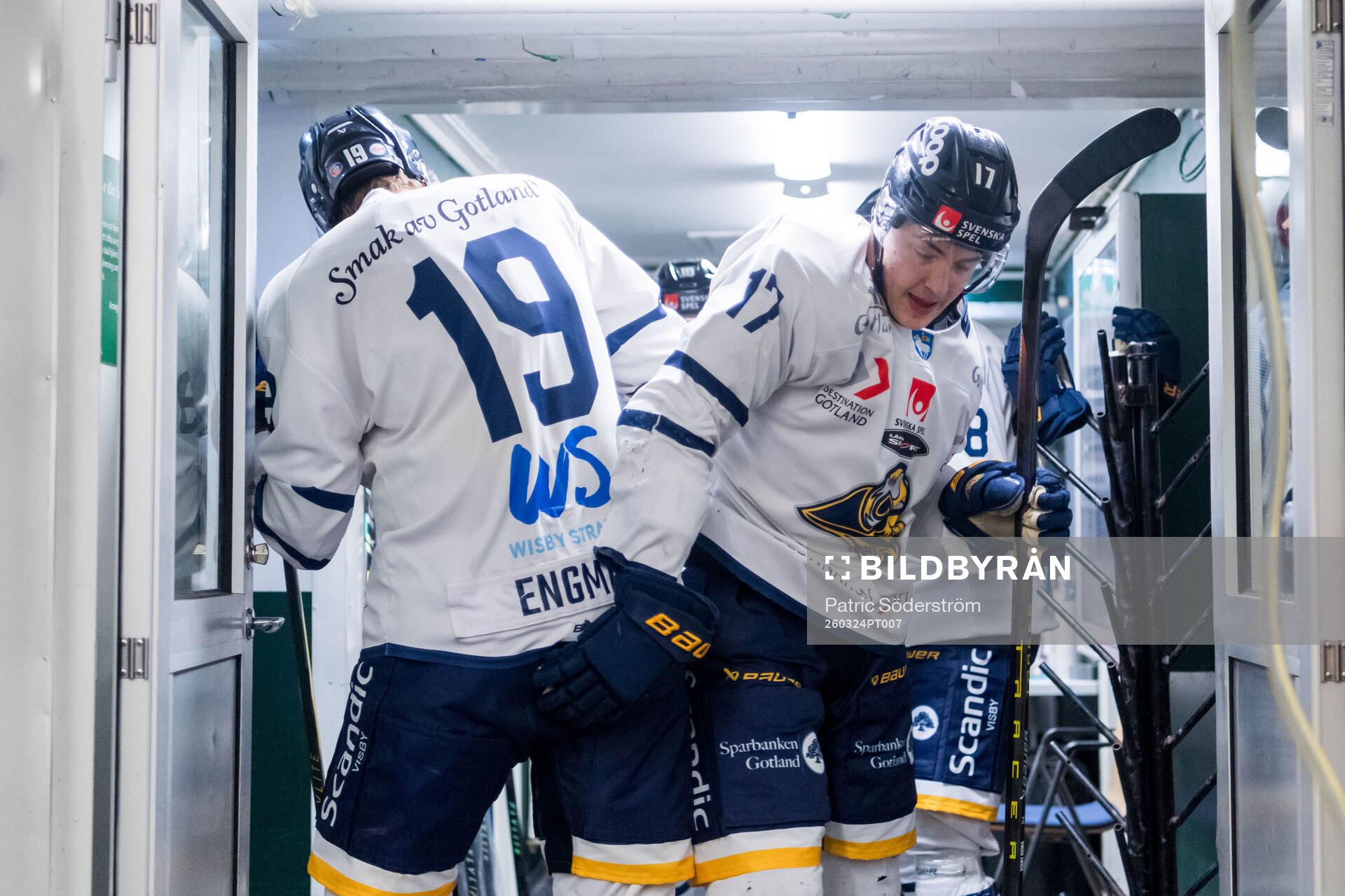 Visby Romas Elias Ewertzh och Hampus Engman