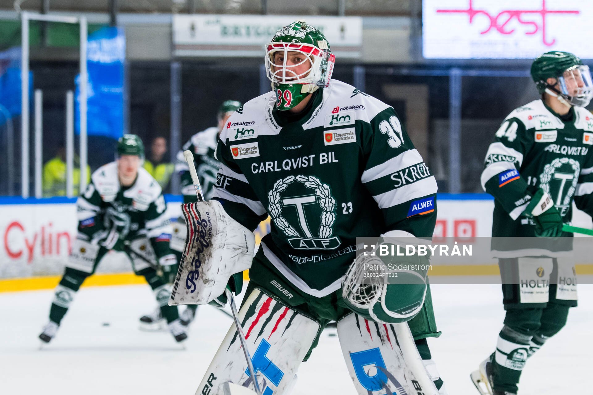 Tingsryds AIFs målvakt Emil Cederlund