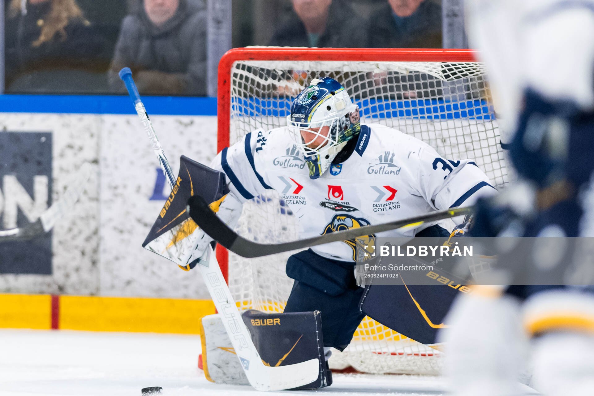 Visby Romas målvakt Scott Hector