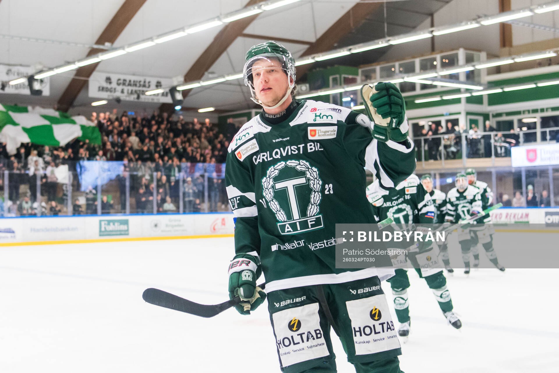 Tingsryds AIFs Adam Bäckstrand jublar