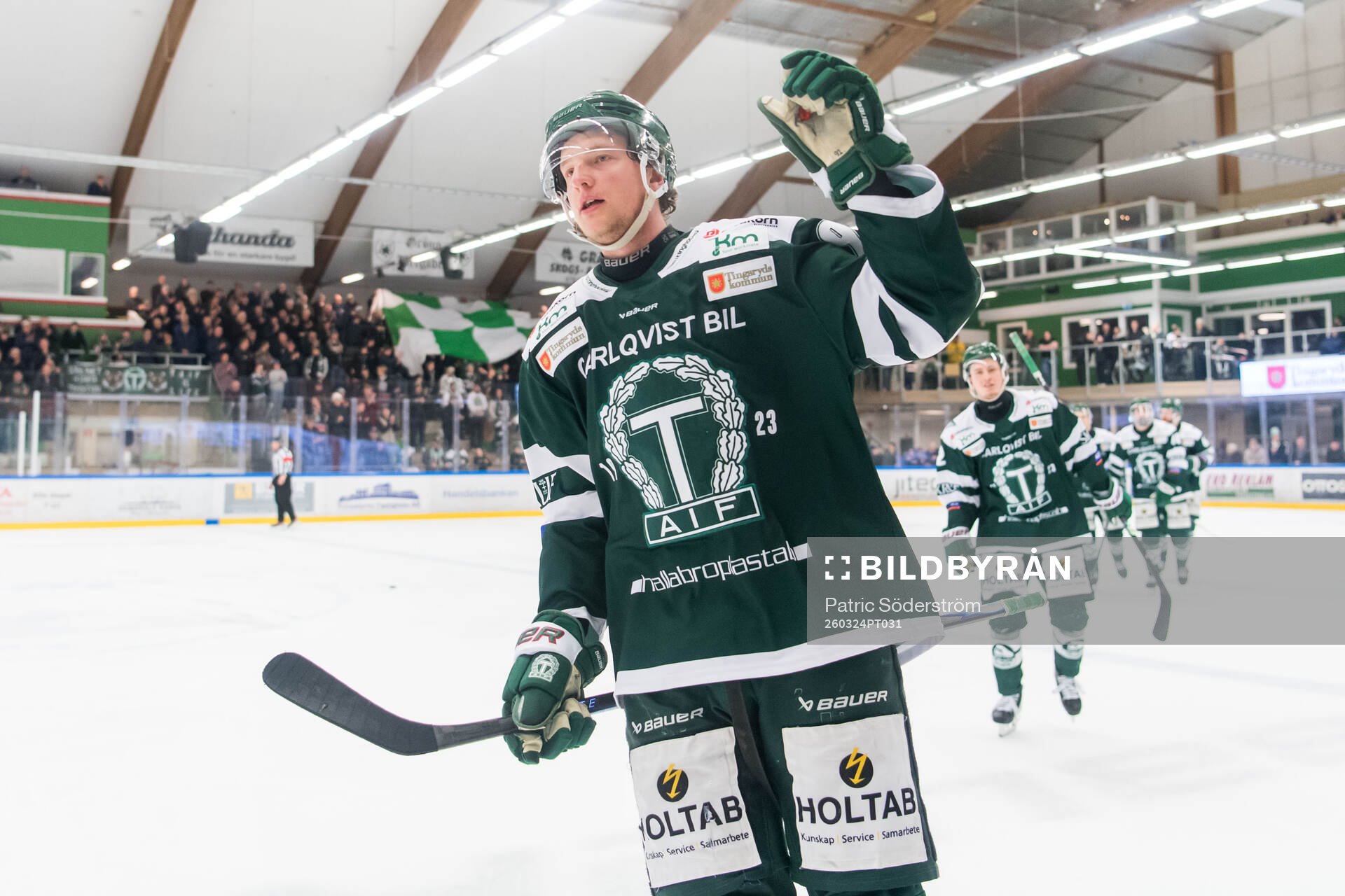 Tingsryds AIFs Adam Bäckstrand jublar