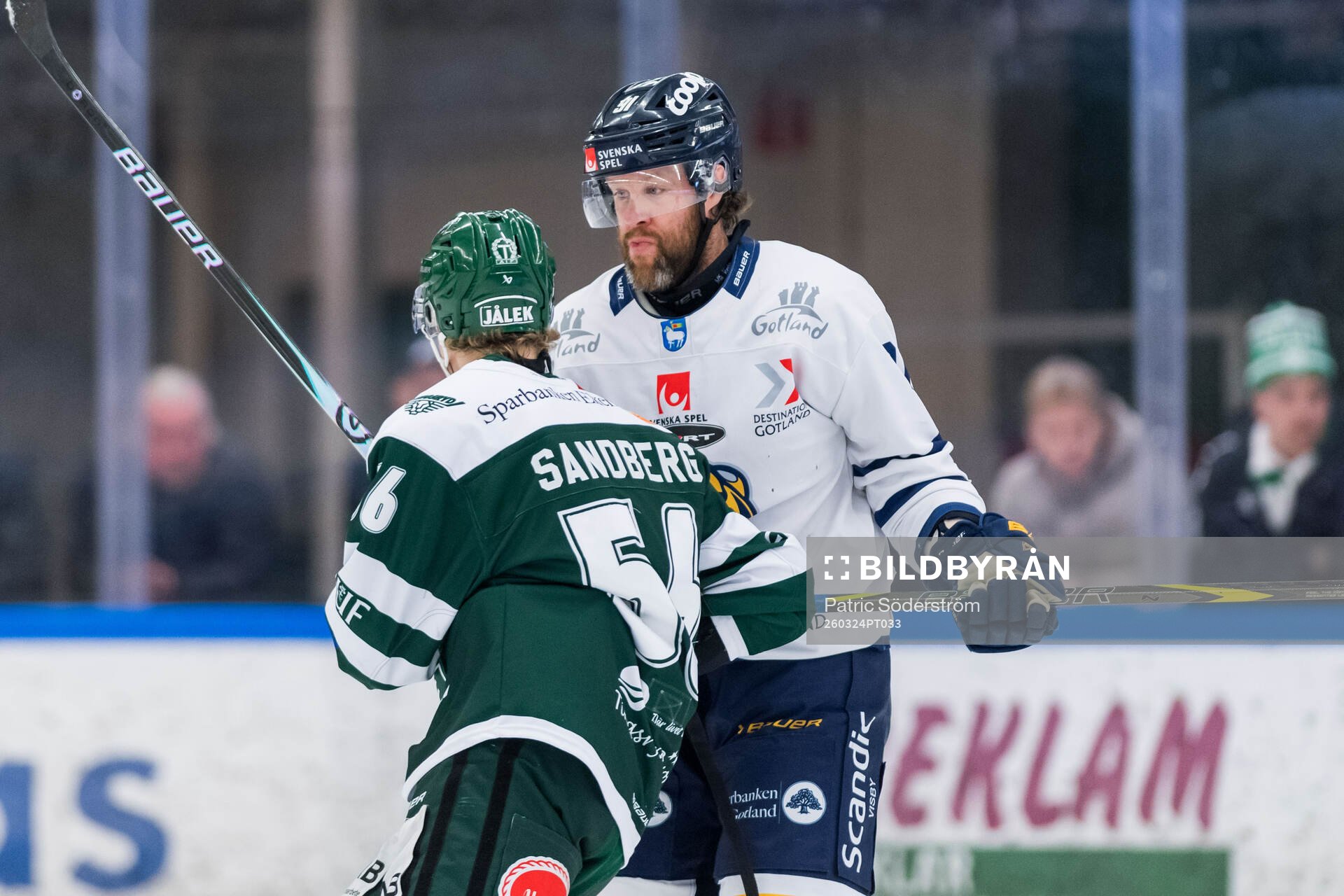 Tingsryds AIFs Vincent Sandberg och Visby Romas Niklas