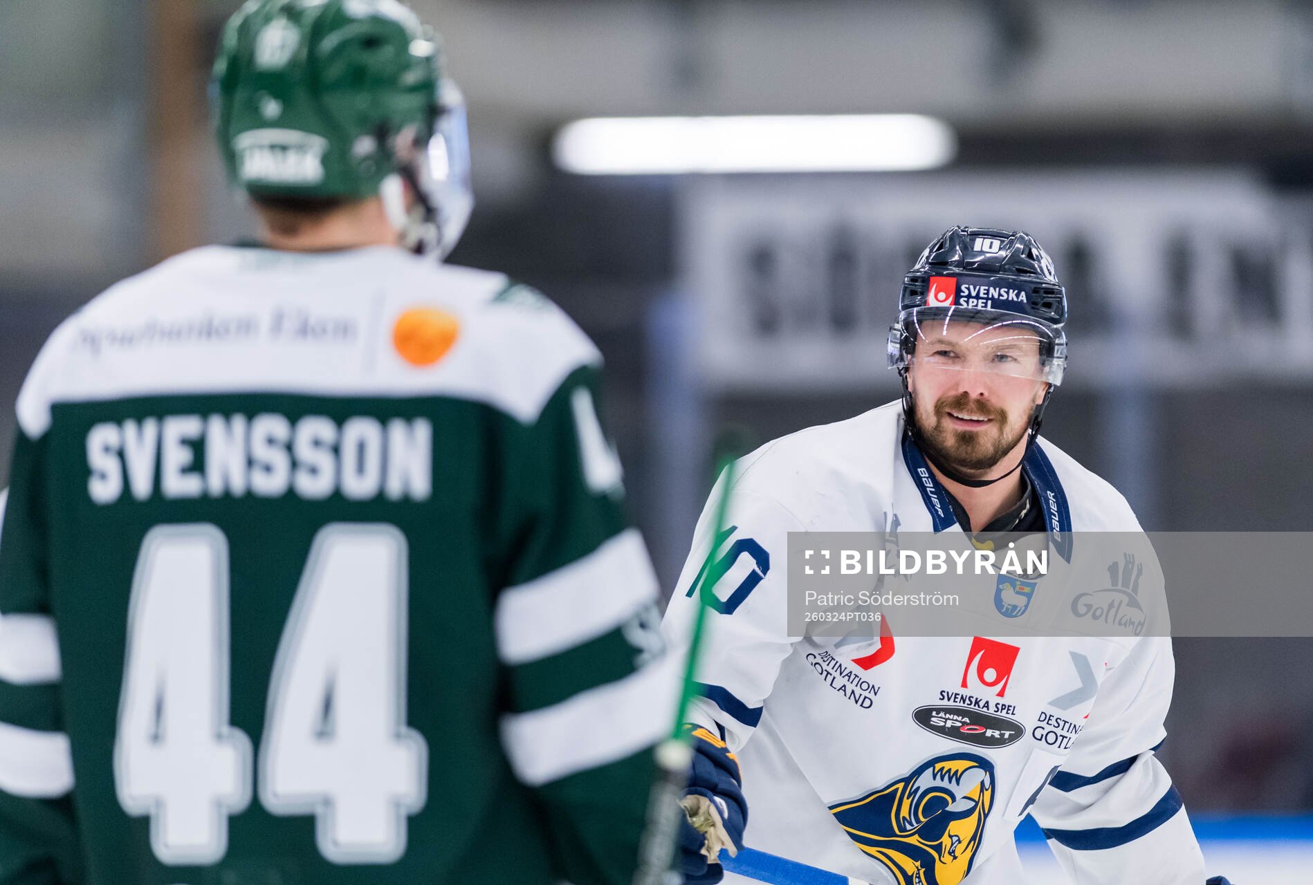 Tingsryds AIFs Simon Svensson och Visby Romas Anton Svensson