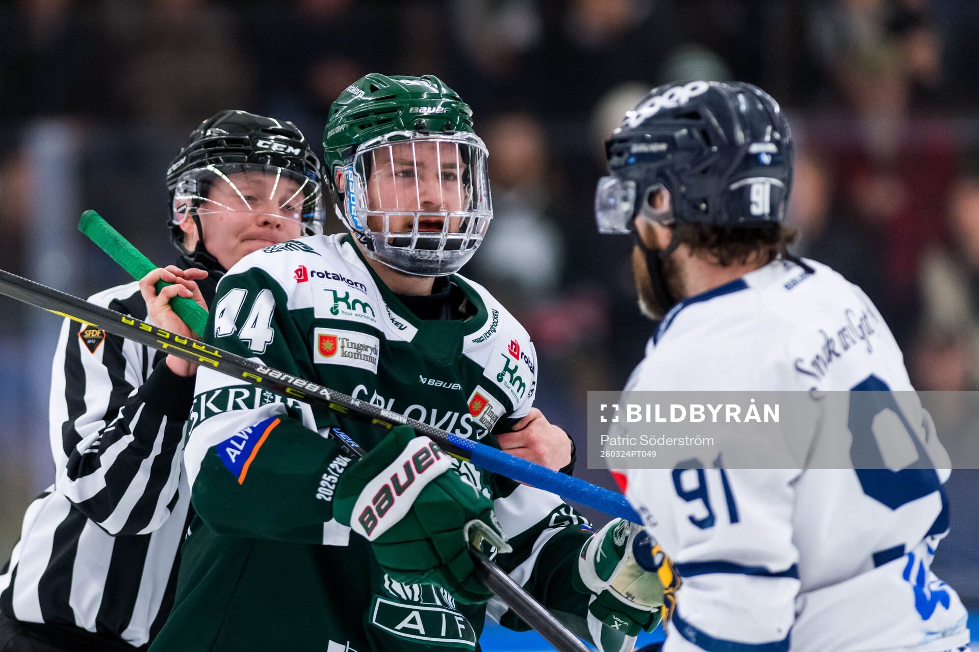 Tingsryds AIFs Simon Svensson och Visby Romas Niklas