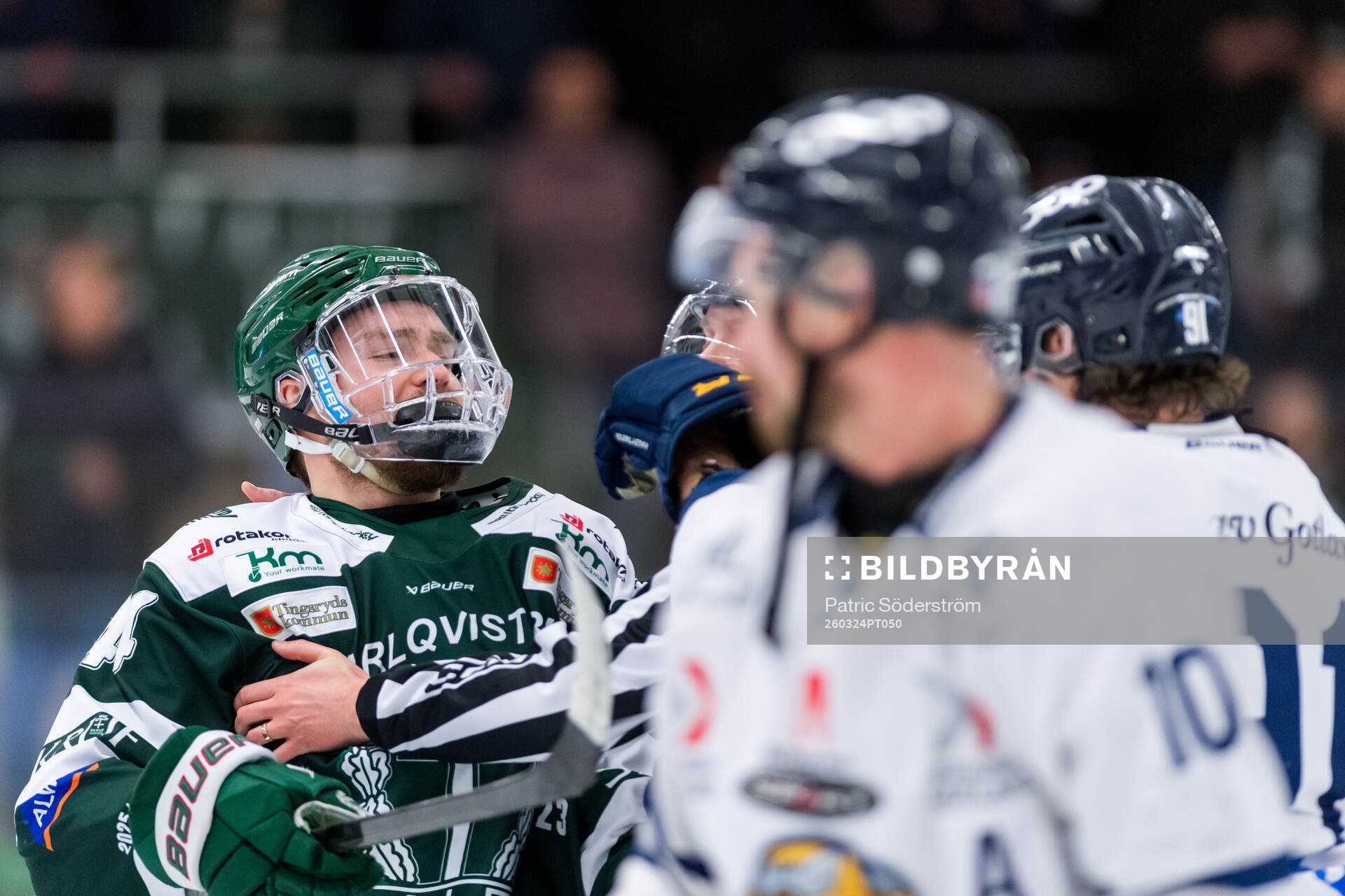 Tingsryds AIFs Simon Svensson och Visby Romas Niklas