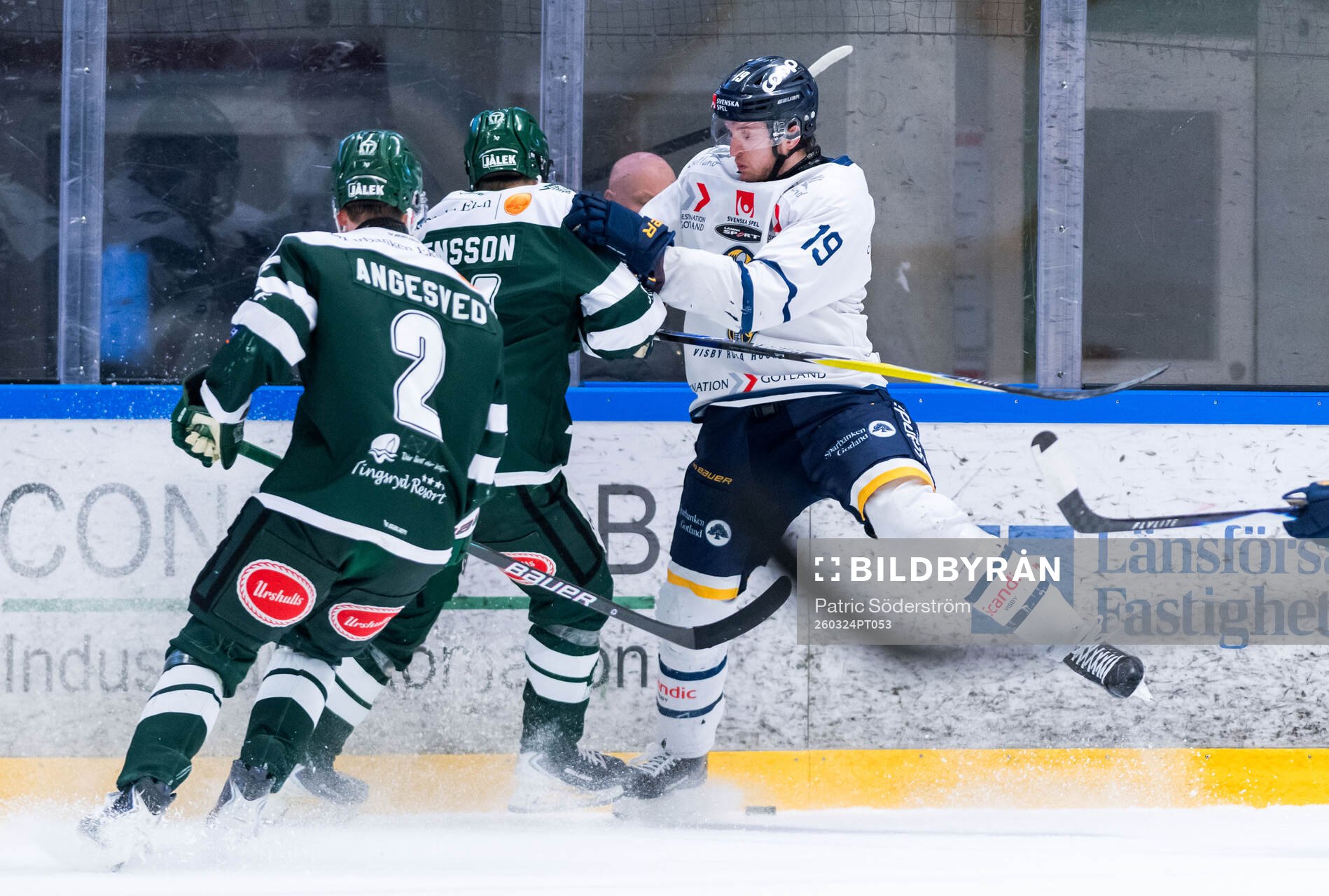 Tingsryds AIFs Theo Angesved och Simon Svensson och Visby