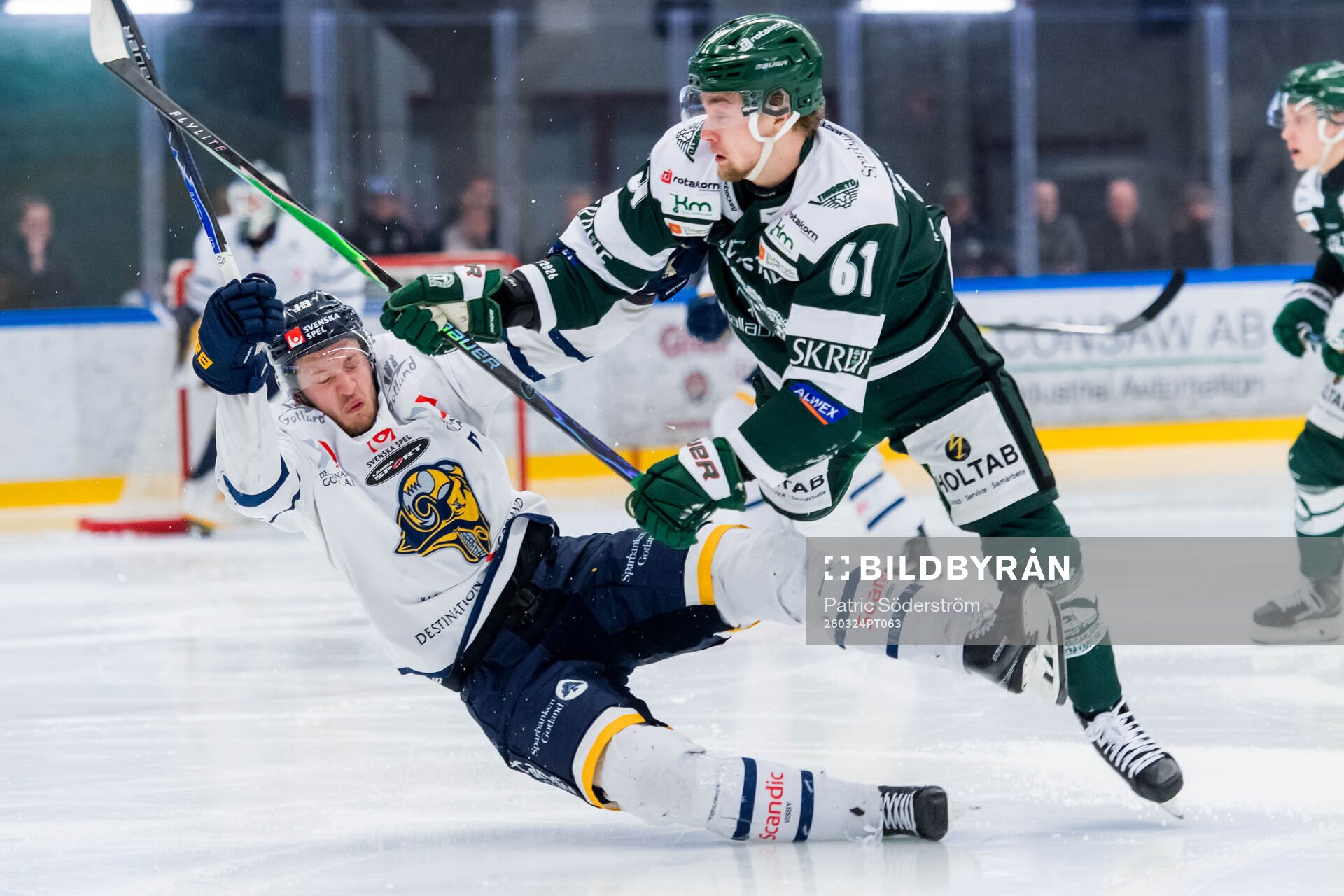 Visby Romas Hampus Engman och Tingsryds AIFs Eric Nordmark