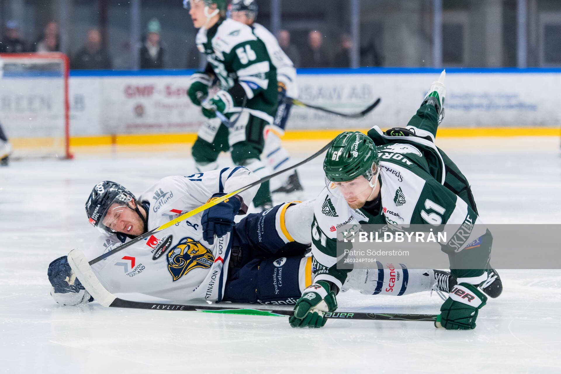 Visby Romas Hampus Engman och Tingsryds AIFs Eric Nordmark