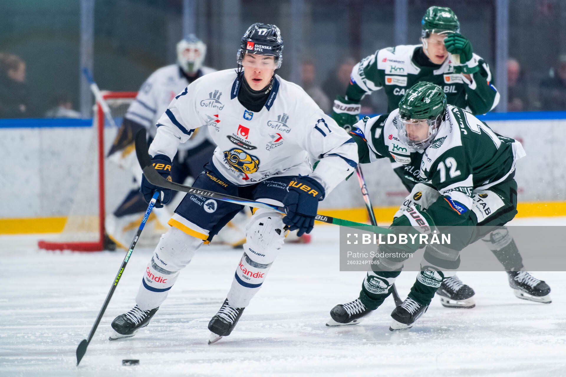 Visby Romas Elias Ewertzh och Tingsryds AIFs Hannes