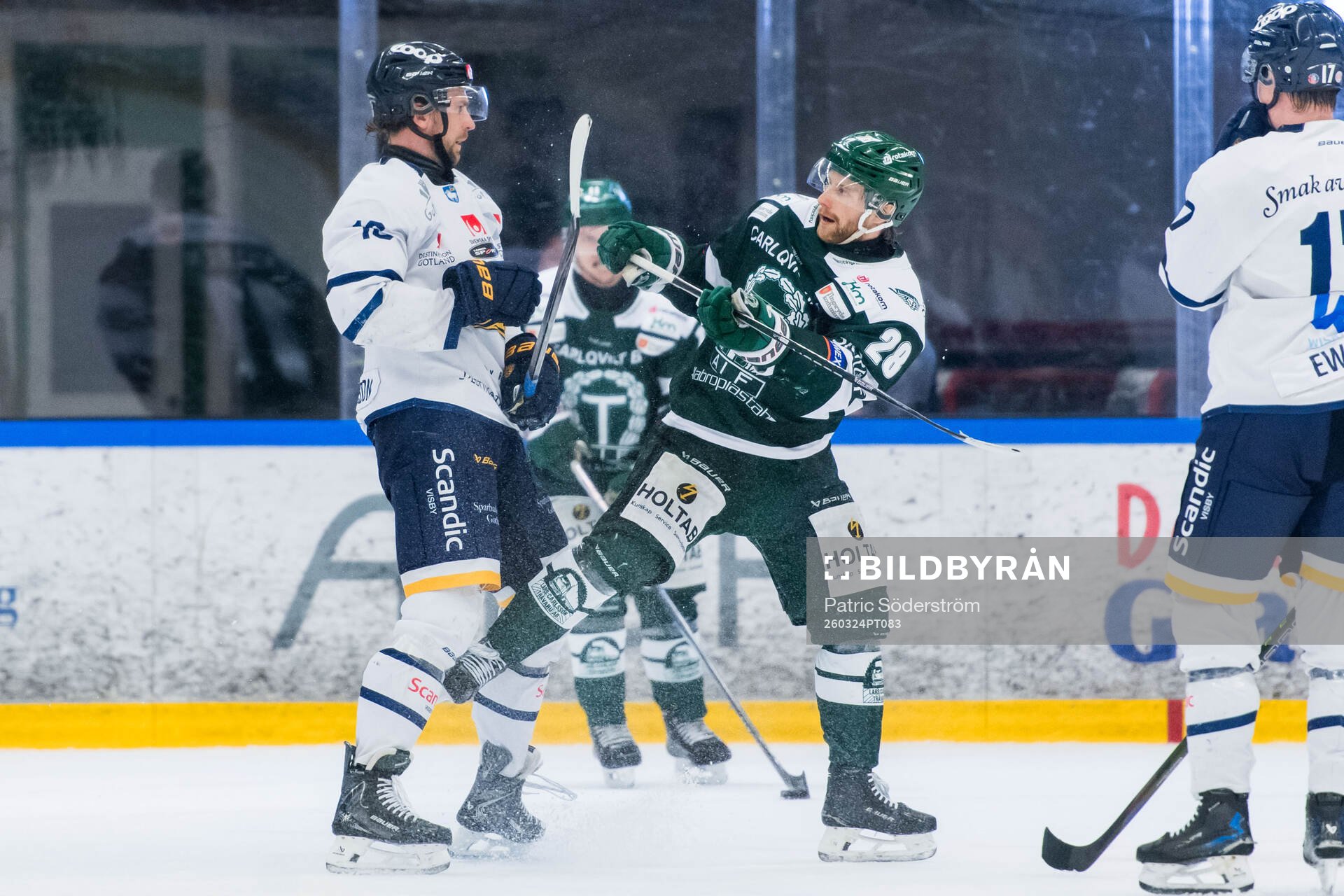 Visby Romas Daniel Gunnarsson och Tingsryds AIFs William