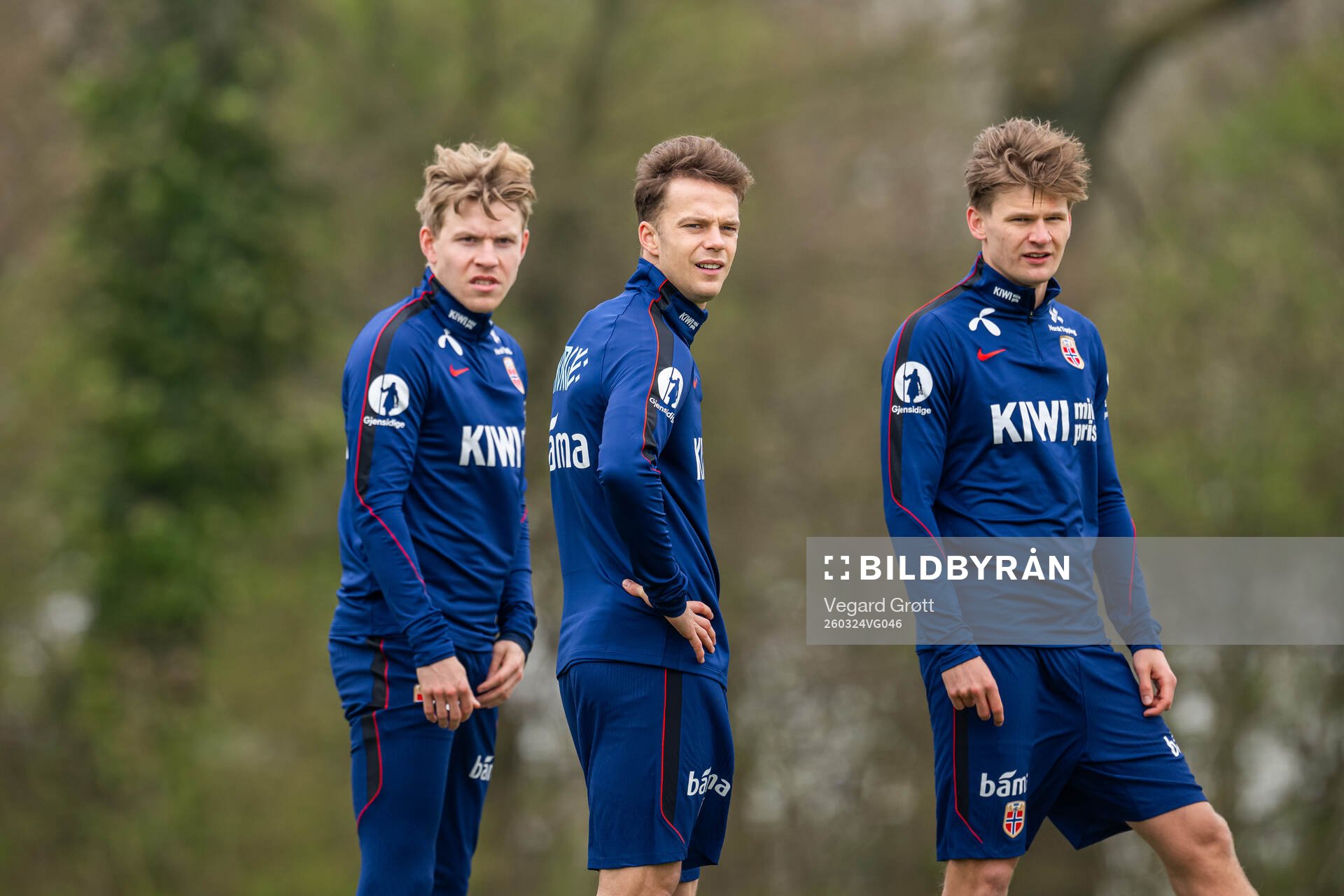 Jens Petter Hauge, Felix Horn Myhre and David Møller Wolfe