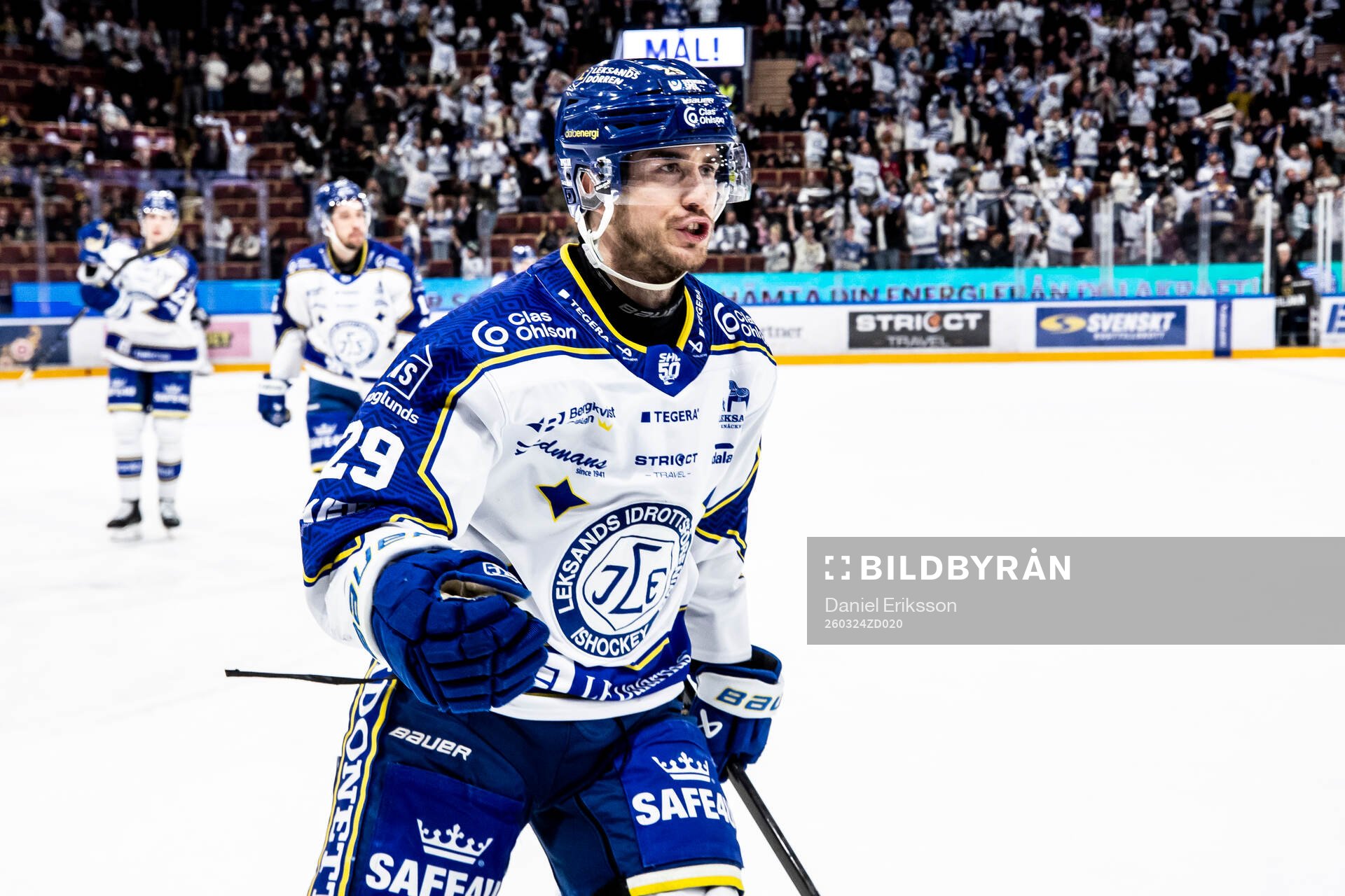 Leksands Michael Lindqvist jublar