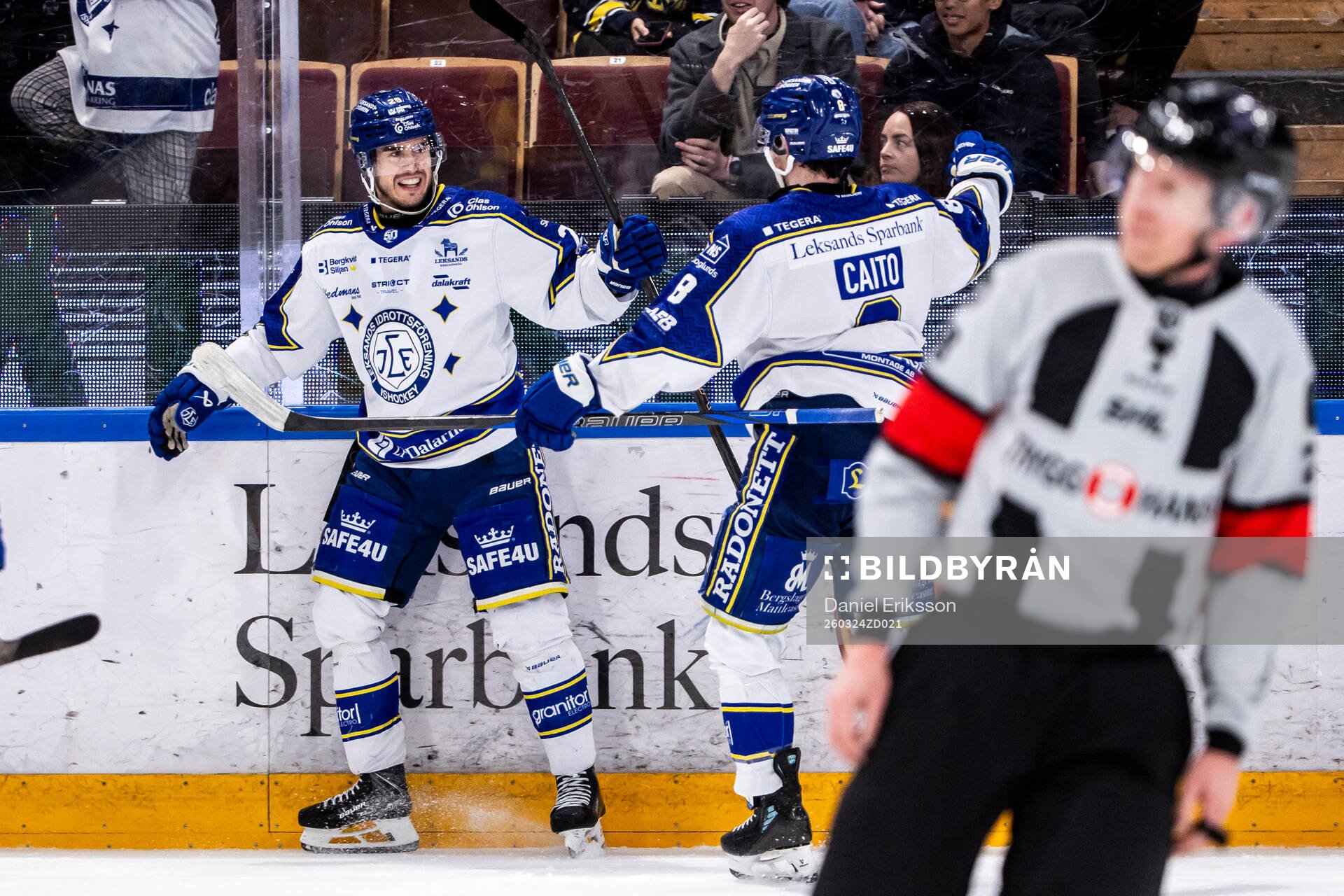 Leksands Michael Lindqvist jublar