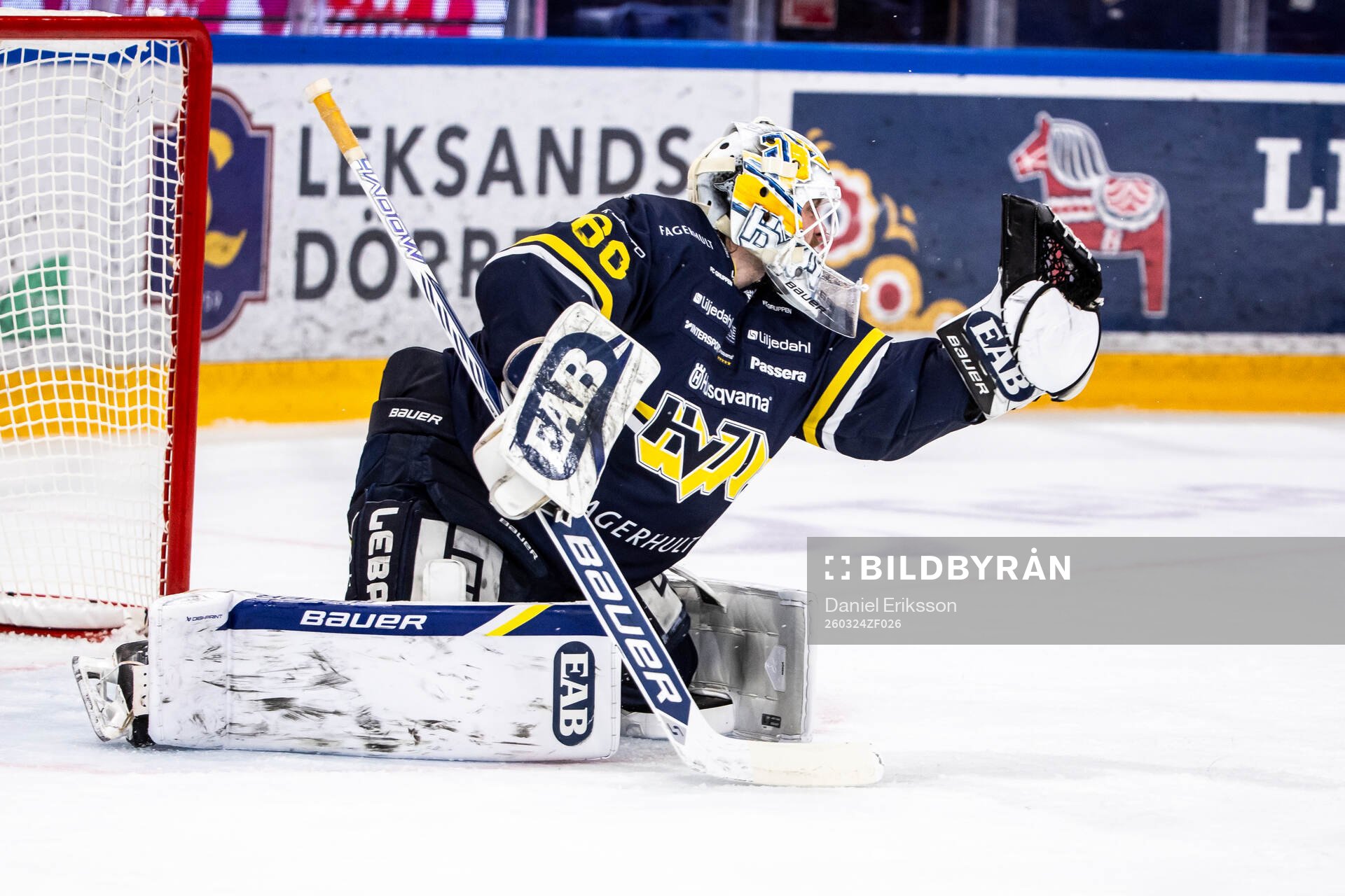 HV71s målvakt Felix Sandström
