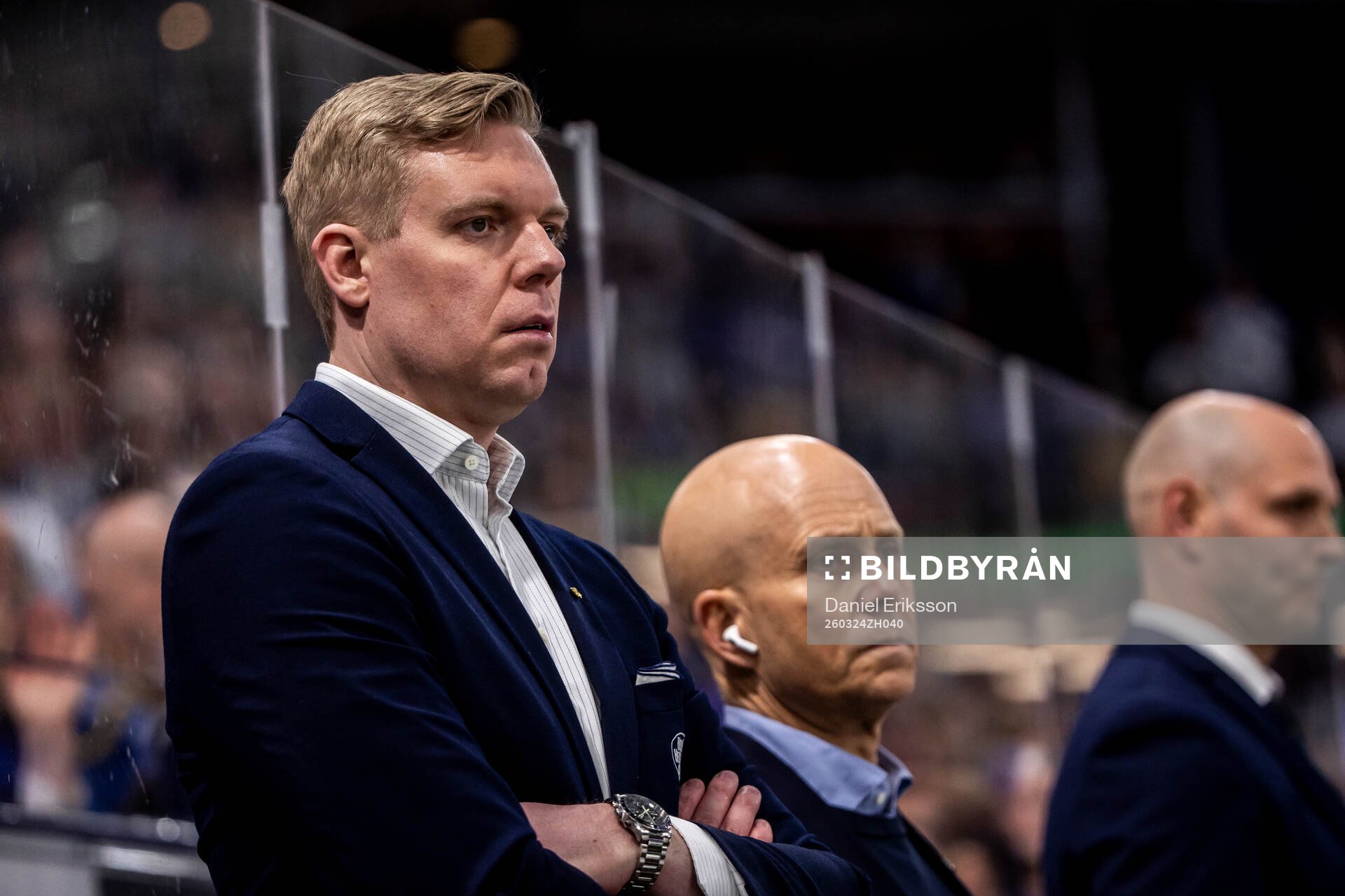 HV71s tränare Anton Blomqvist