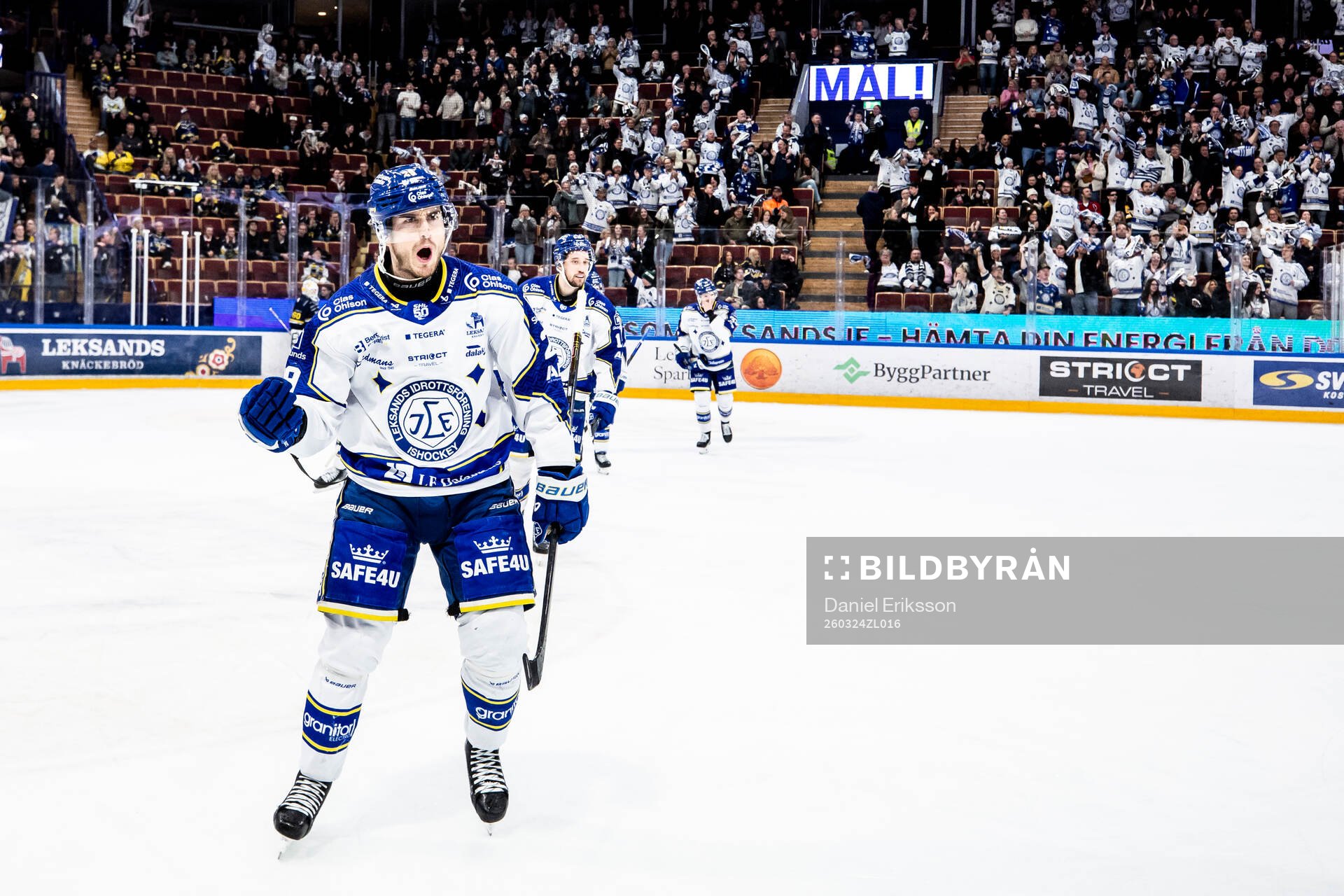 Leksands Michael Lindqvist jublar