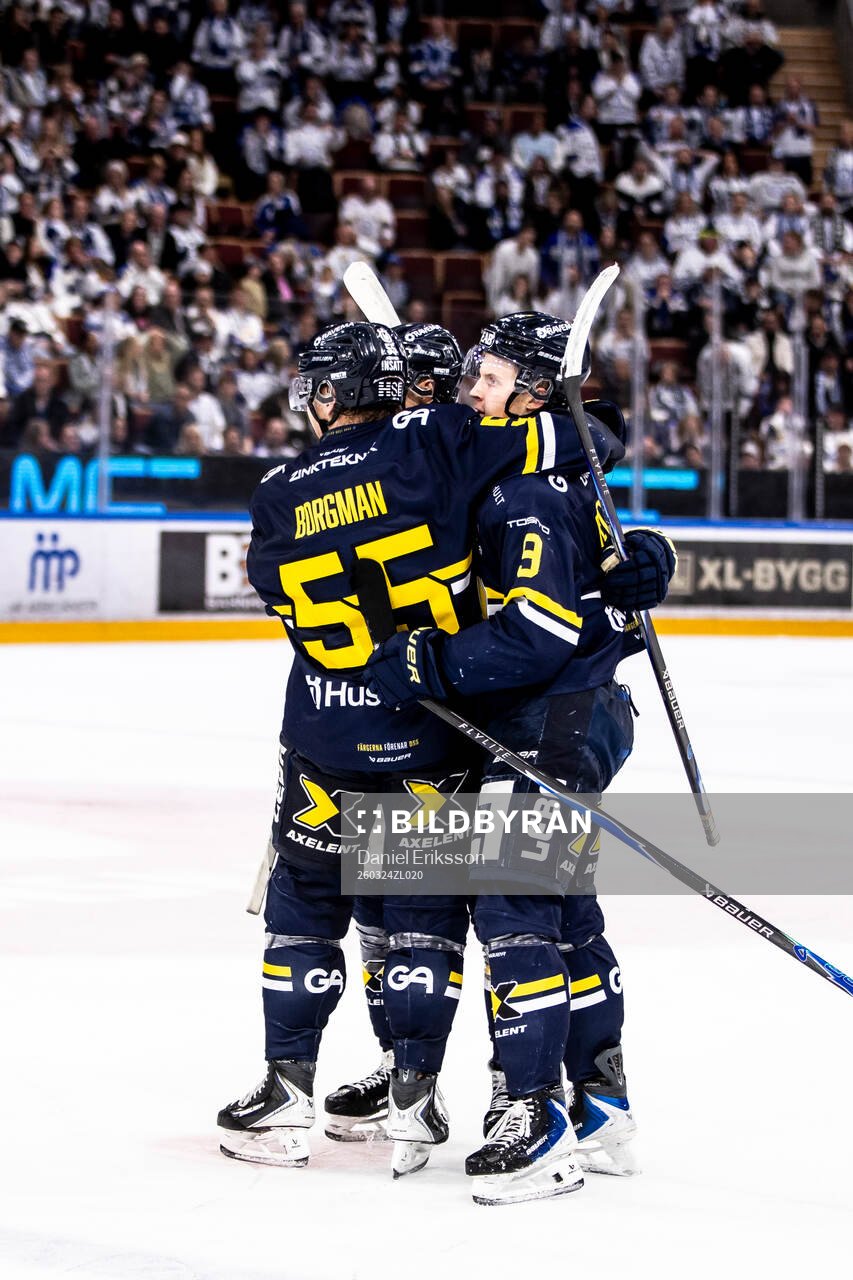 HV71s Hugo Pettersson jublar