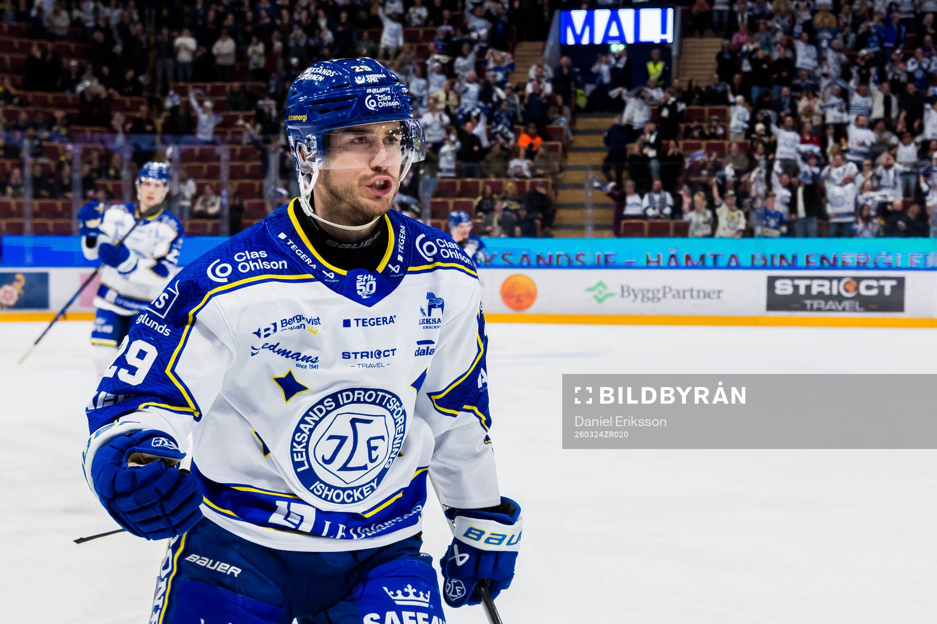 Leksands Michael Lindqvist jublar