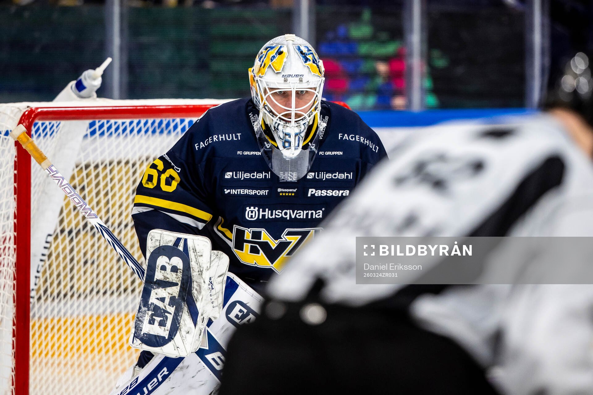 HV71s målvakt Felix Sandström