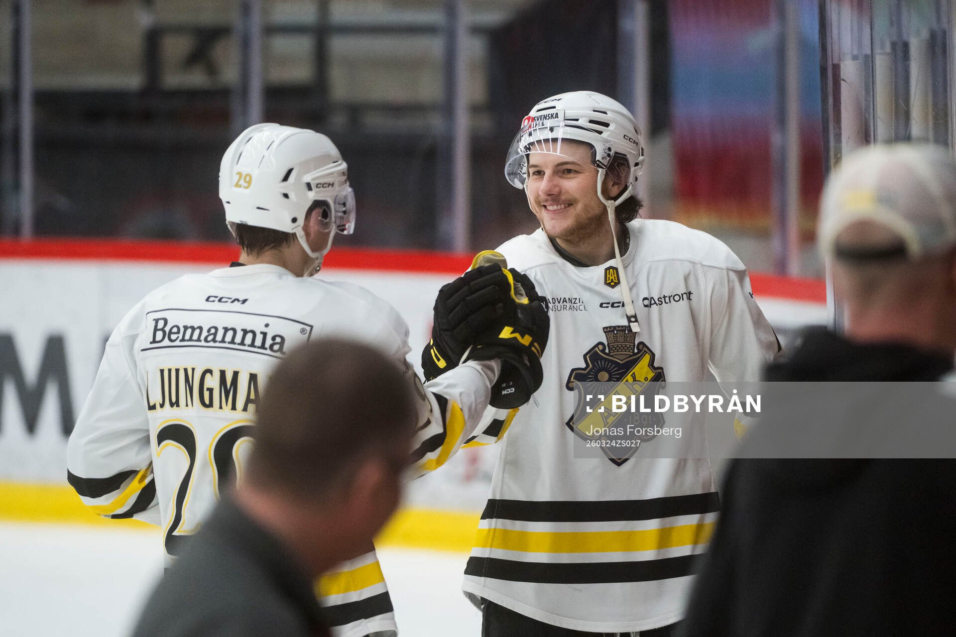 AIKs Daniel Ljungman och Scott Pooley