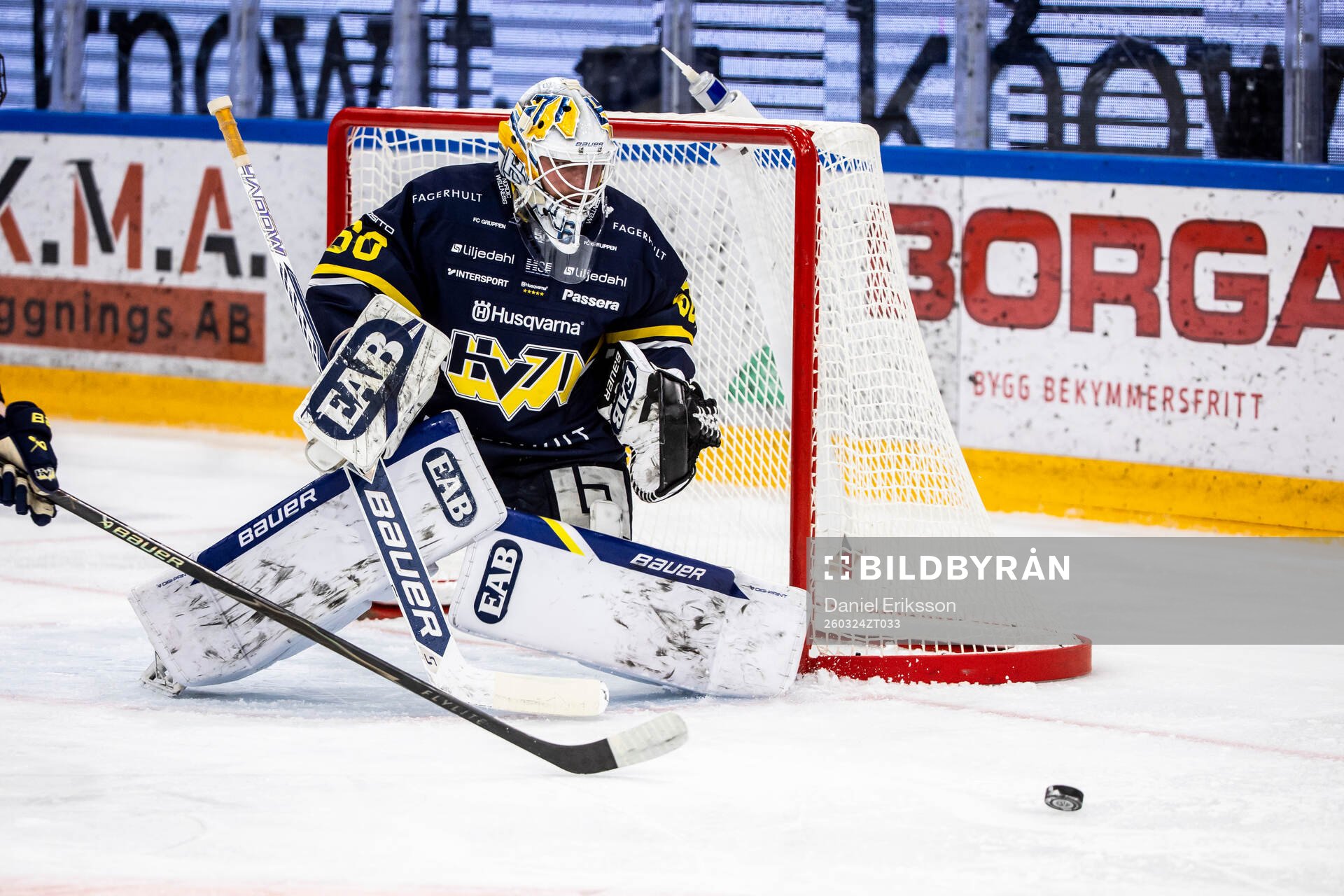 HV71s målvakt Felix Sandström