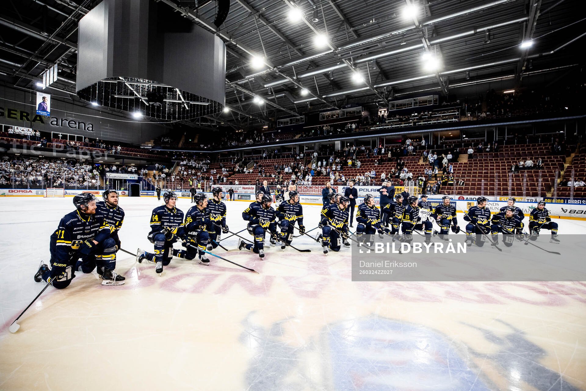 HV71s spelarna jublar