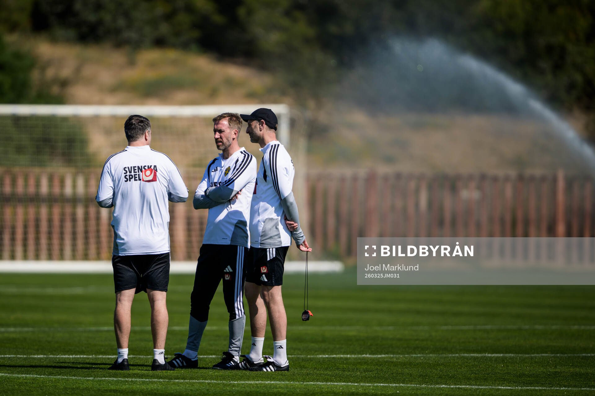 Sports psychologist Daniel Ekvall, head coach Graham Potter