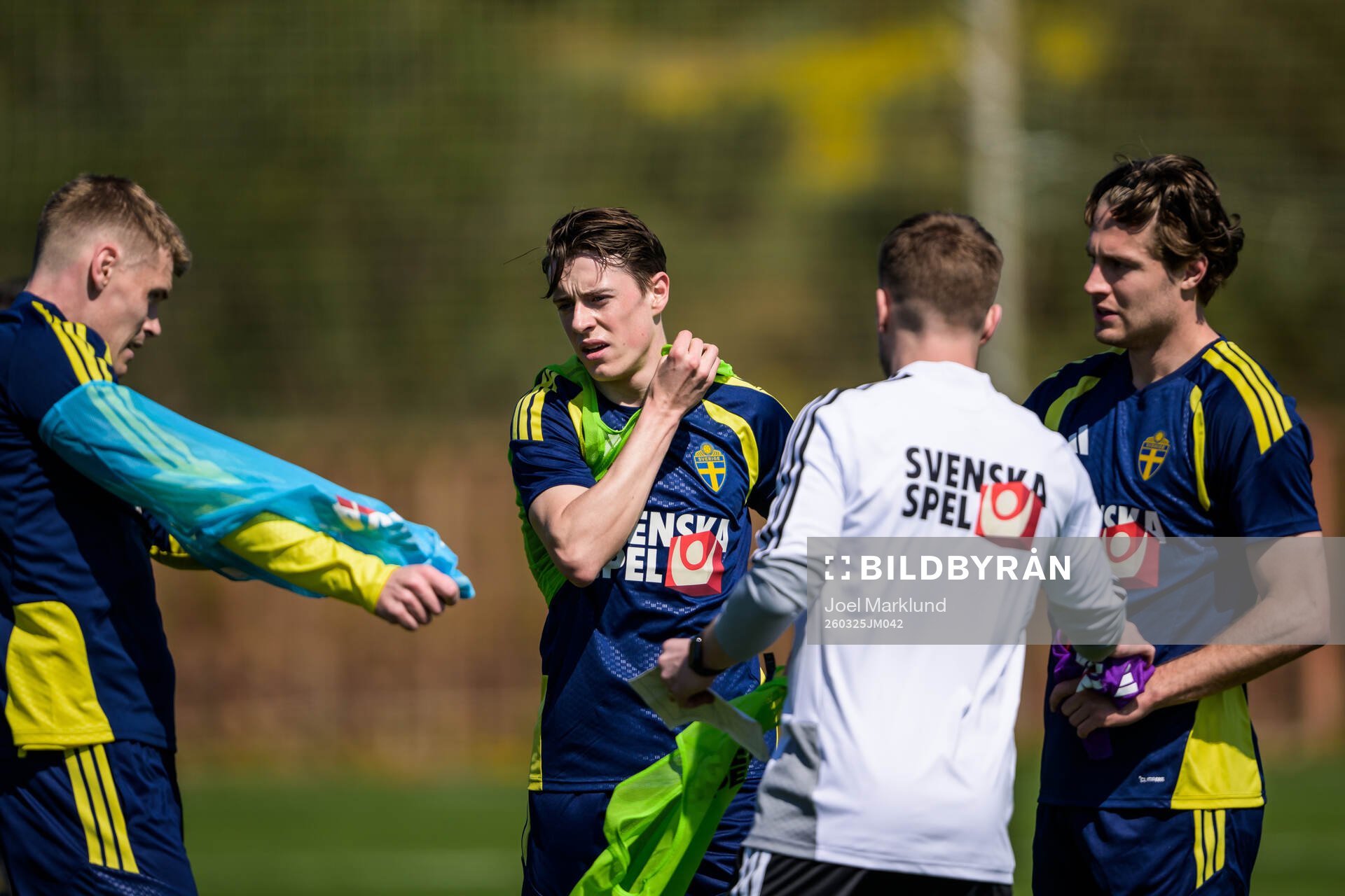 Eric Smith, Elliot Stroud and Mattias Svanberg of the