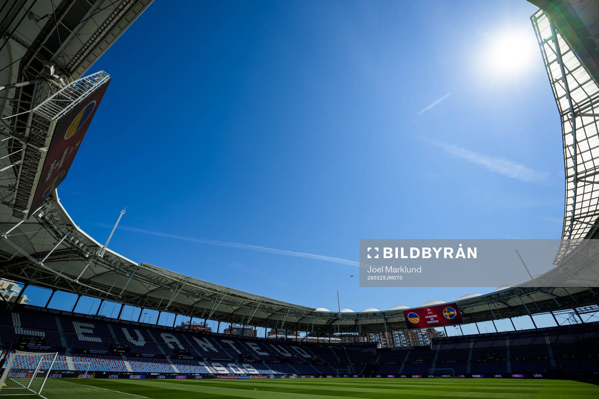 Interior view of Estadi Ciutat de València arena