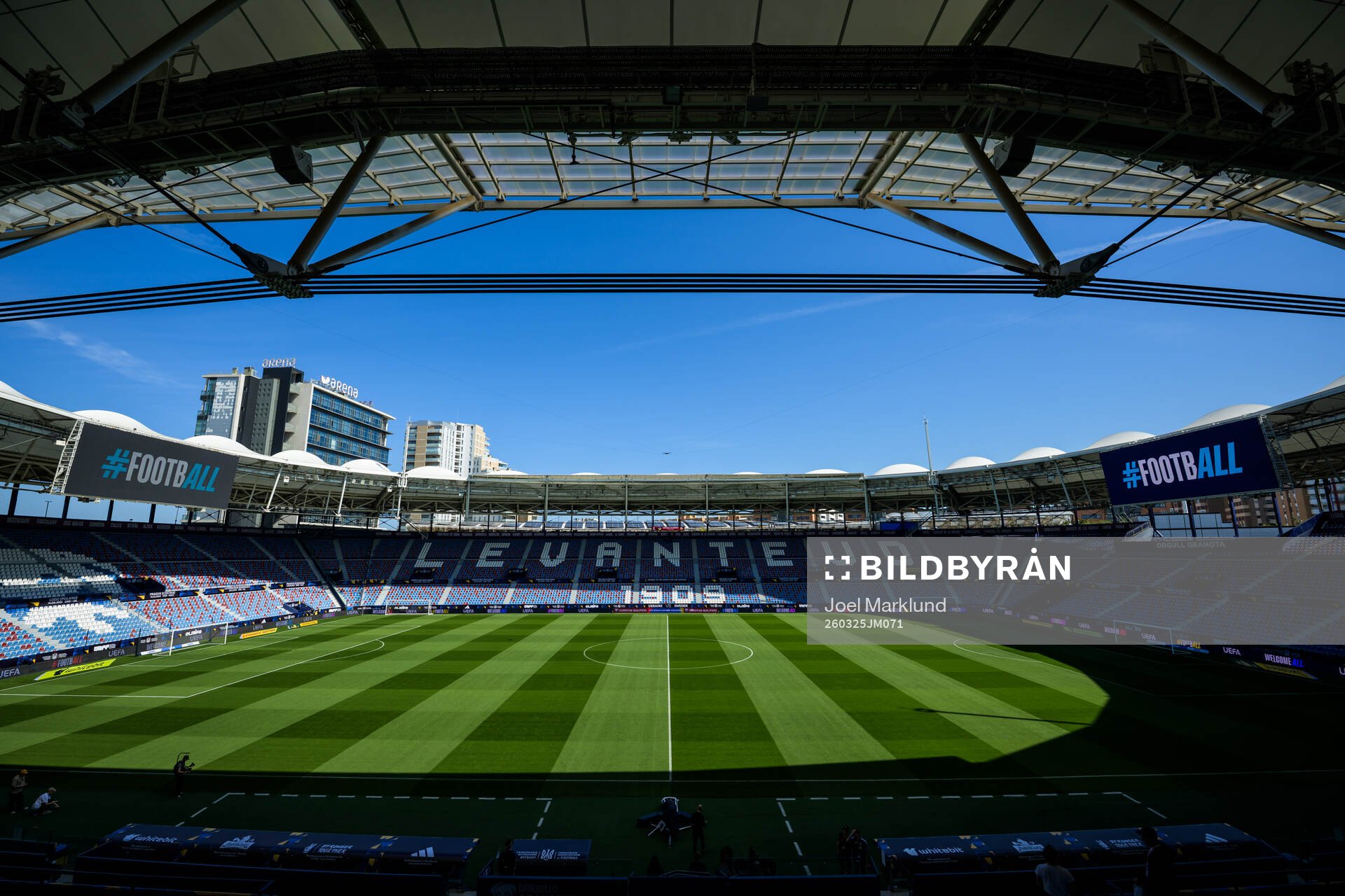 Interior view of Estadi Ciutat de València arena