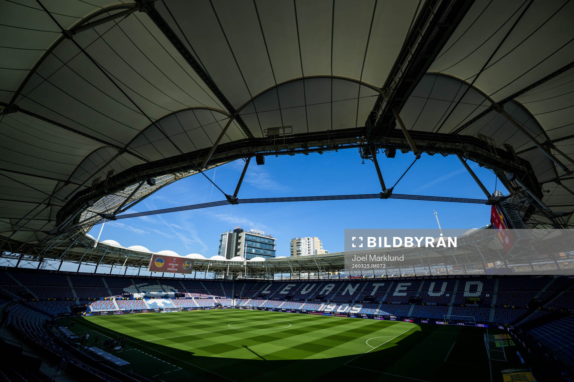 Interior view of Estadi Ciutat de València arena