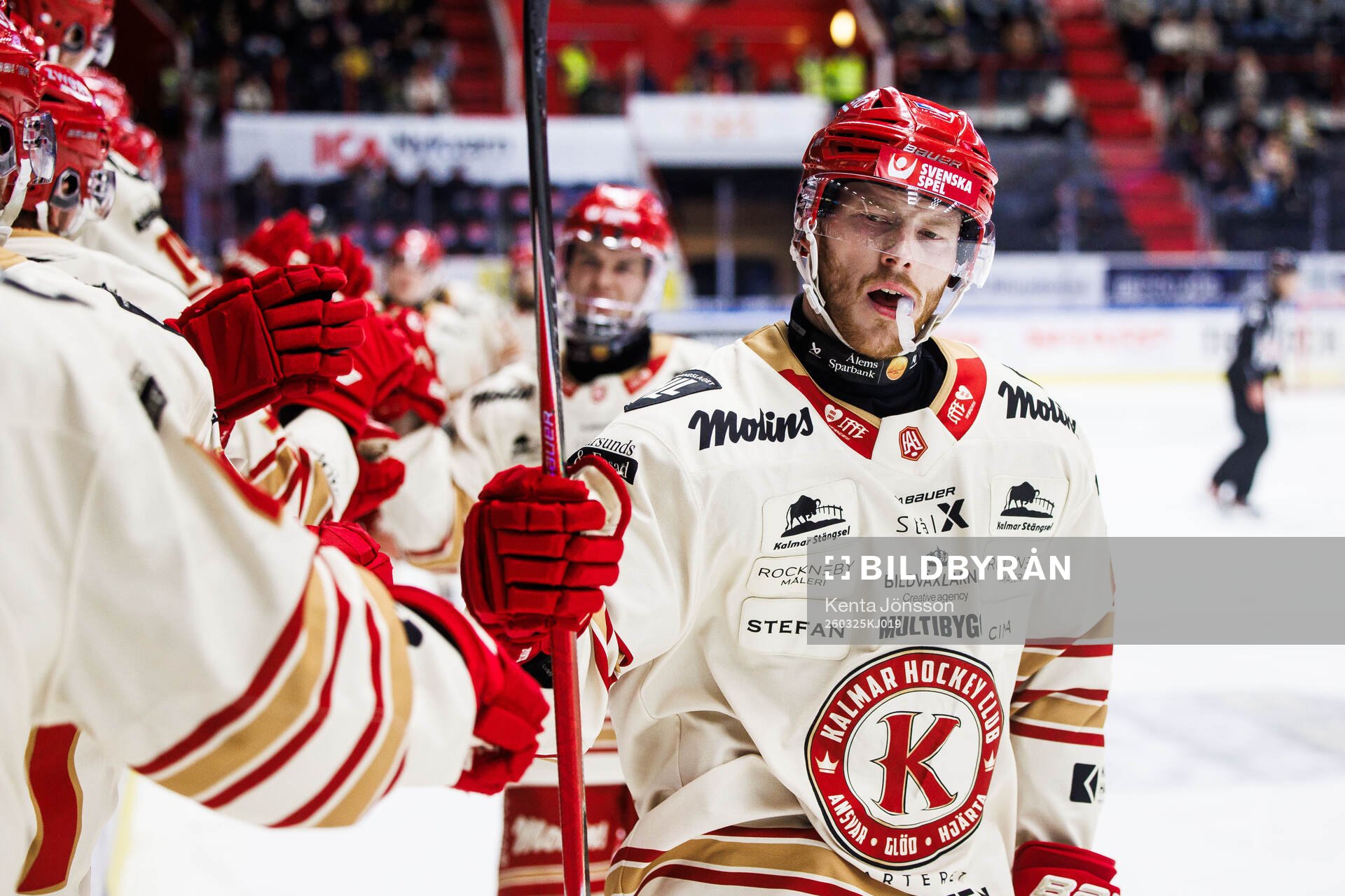 Kalmars Gustaf Westlund jublar