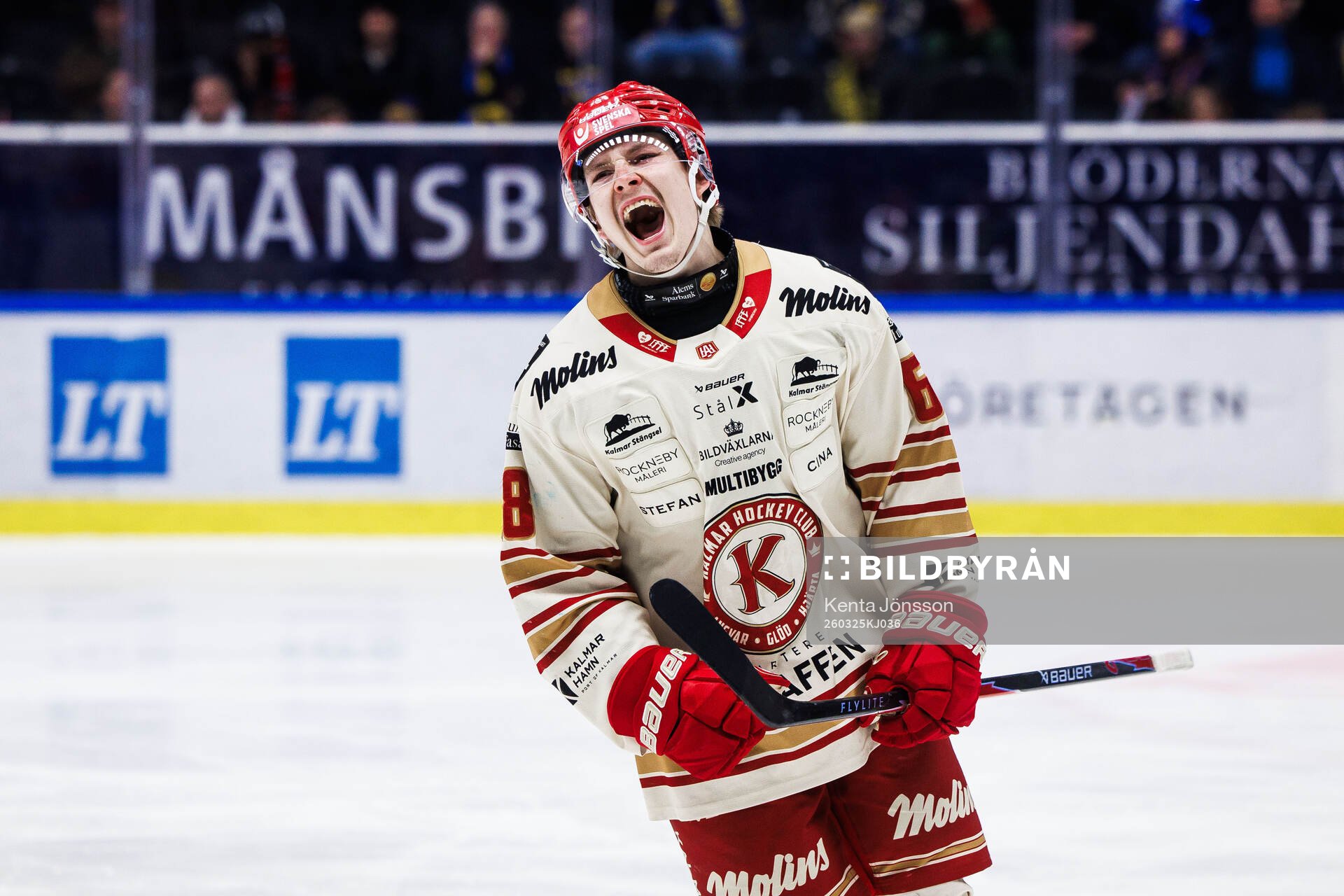 Kalmars Eddie Levin jublar