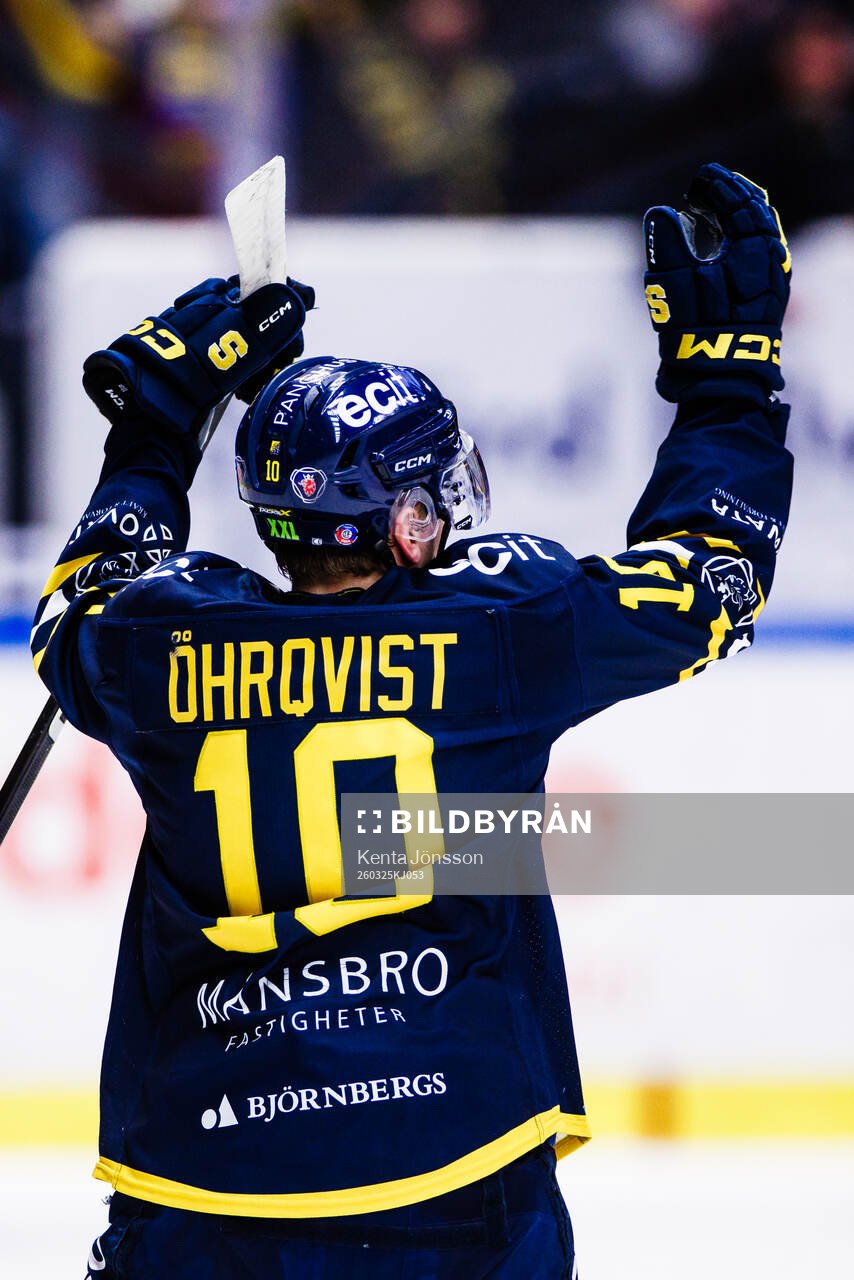 Södertäljes Felix Öhrqvist jublar