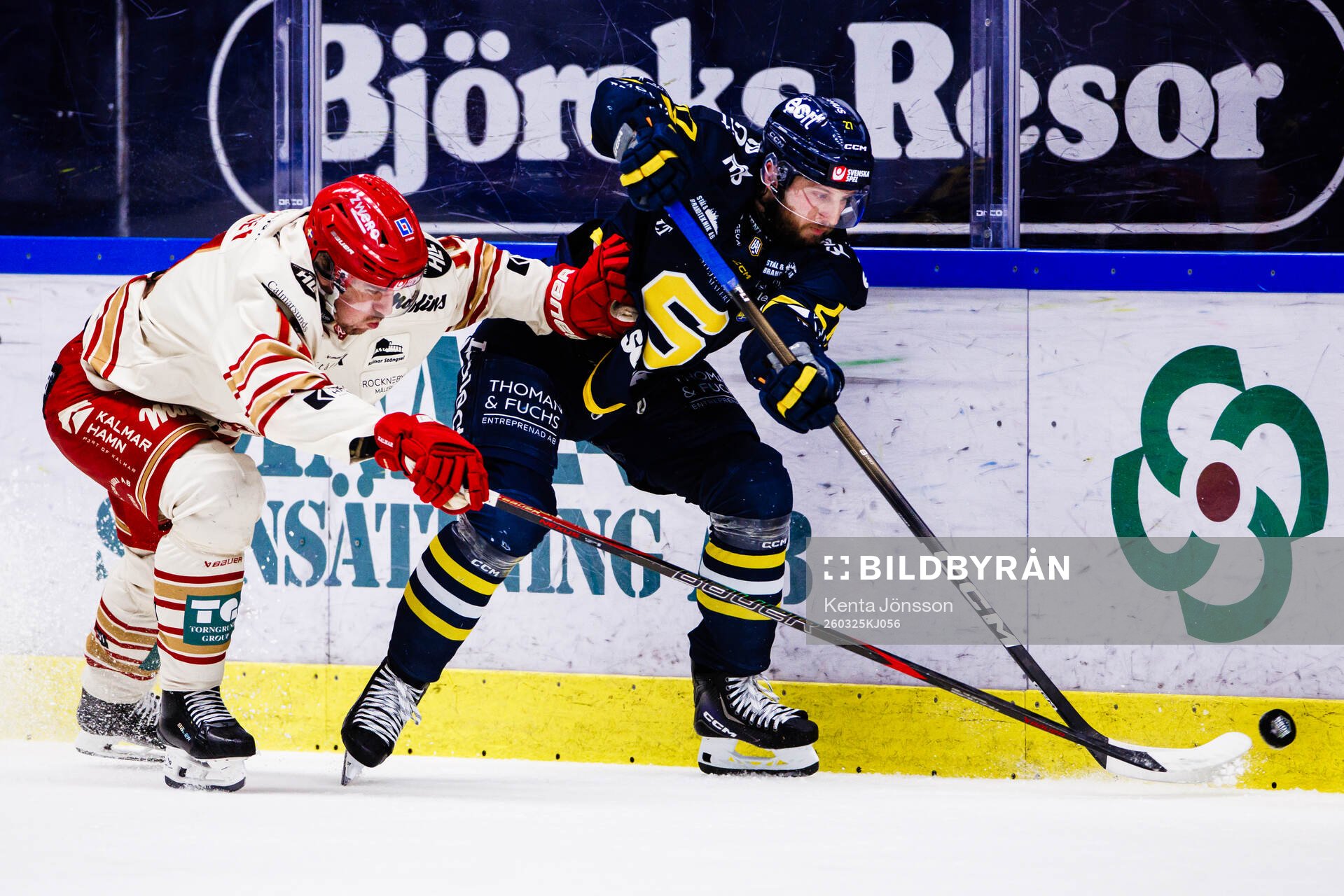 Kalmars Mathias Wigley och Södertäljes Daniel Norbe