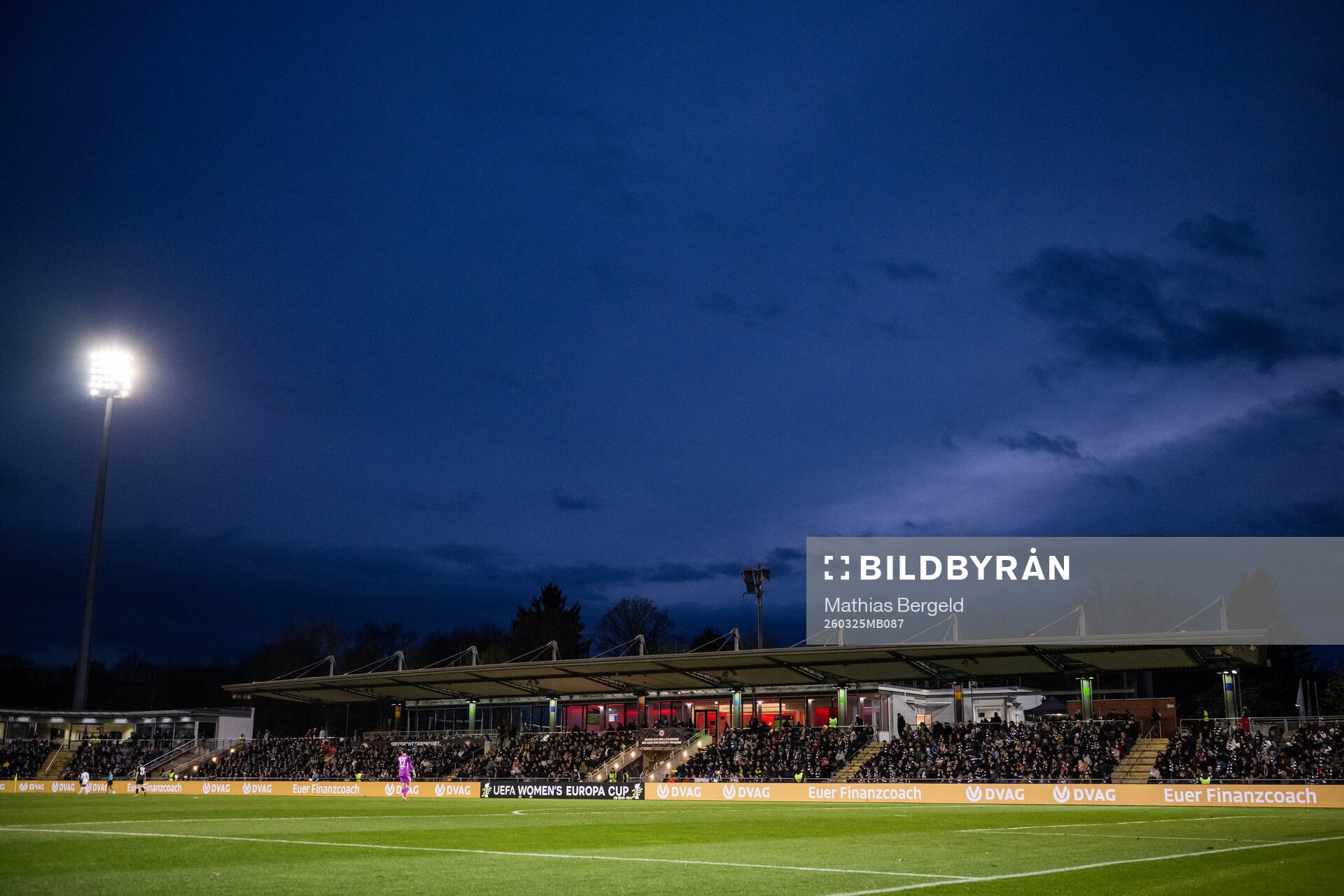 General view of the stands at Brentanobad Stadium