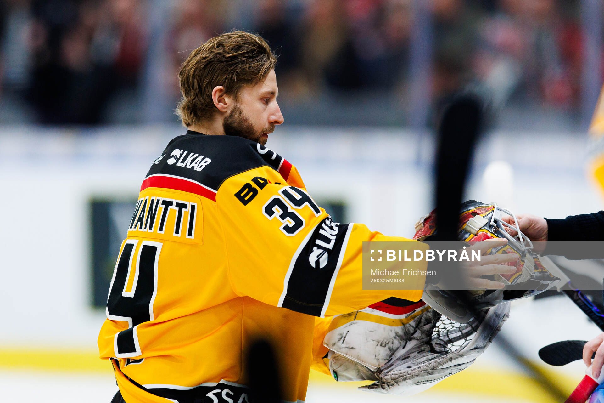 Luleås målvakt Joel Lassinantti