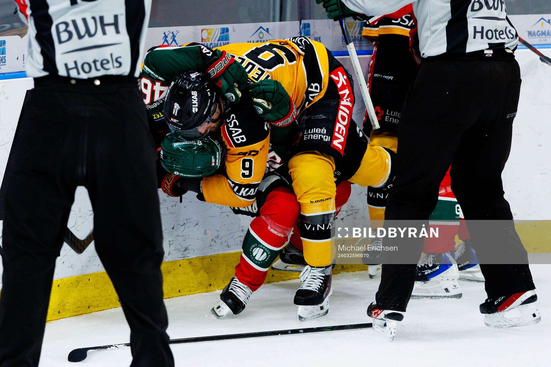 Luleås Heikki Liedes och Frölundas Dominik Egli