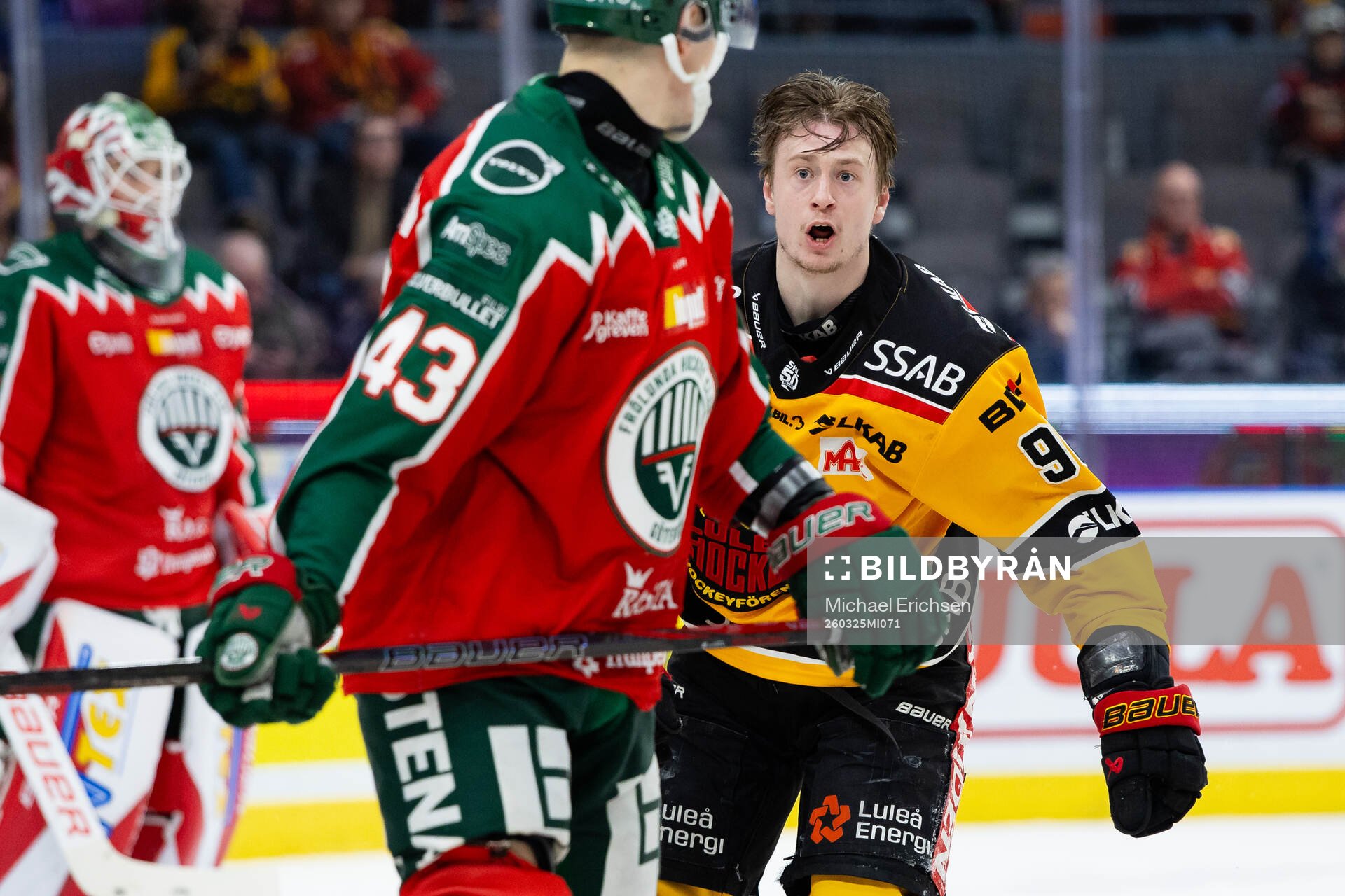 Frölundas Tom Nilsson och Luleås Pontus Andreasson