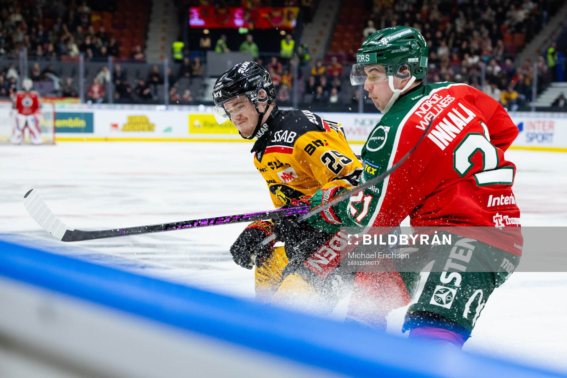 Luleås Filip Eriksson och Frölundas Jere Innala