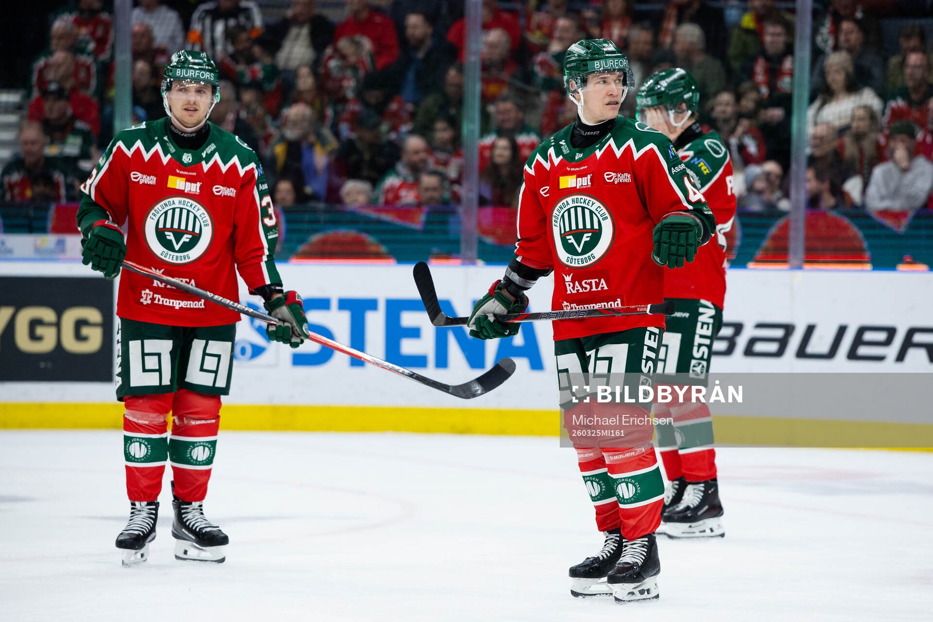 Frölundas Linus Högberg och Tom Nilsson