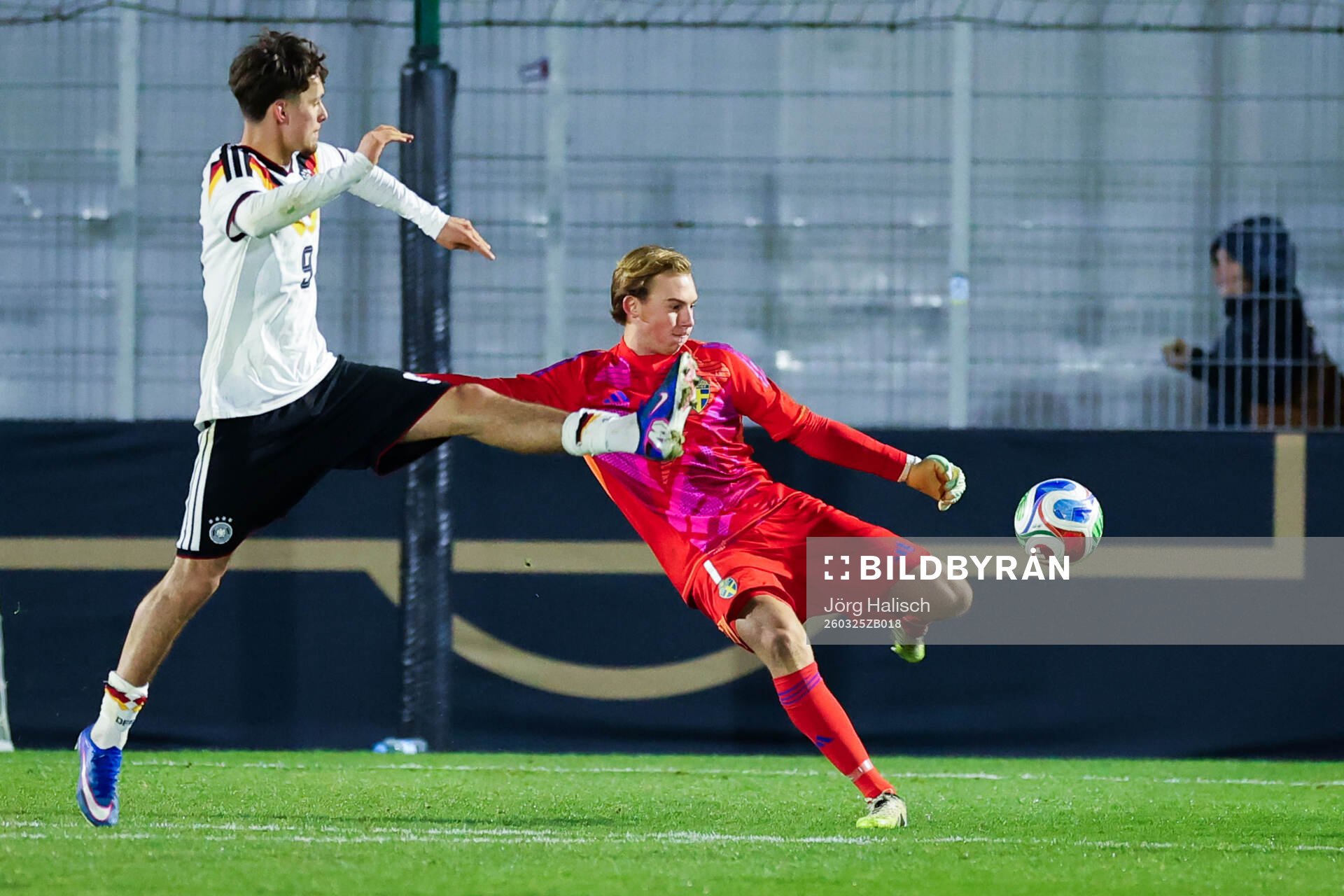 Goalkeeper Elton Fischerström of Sweden