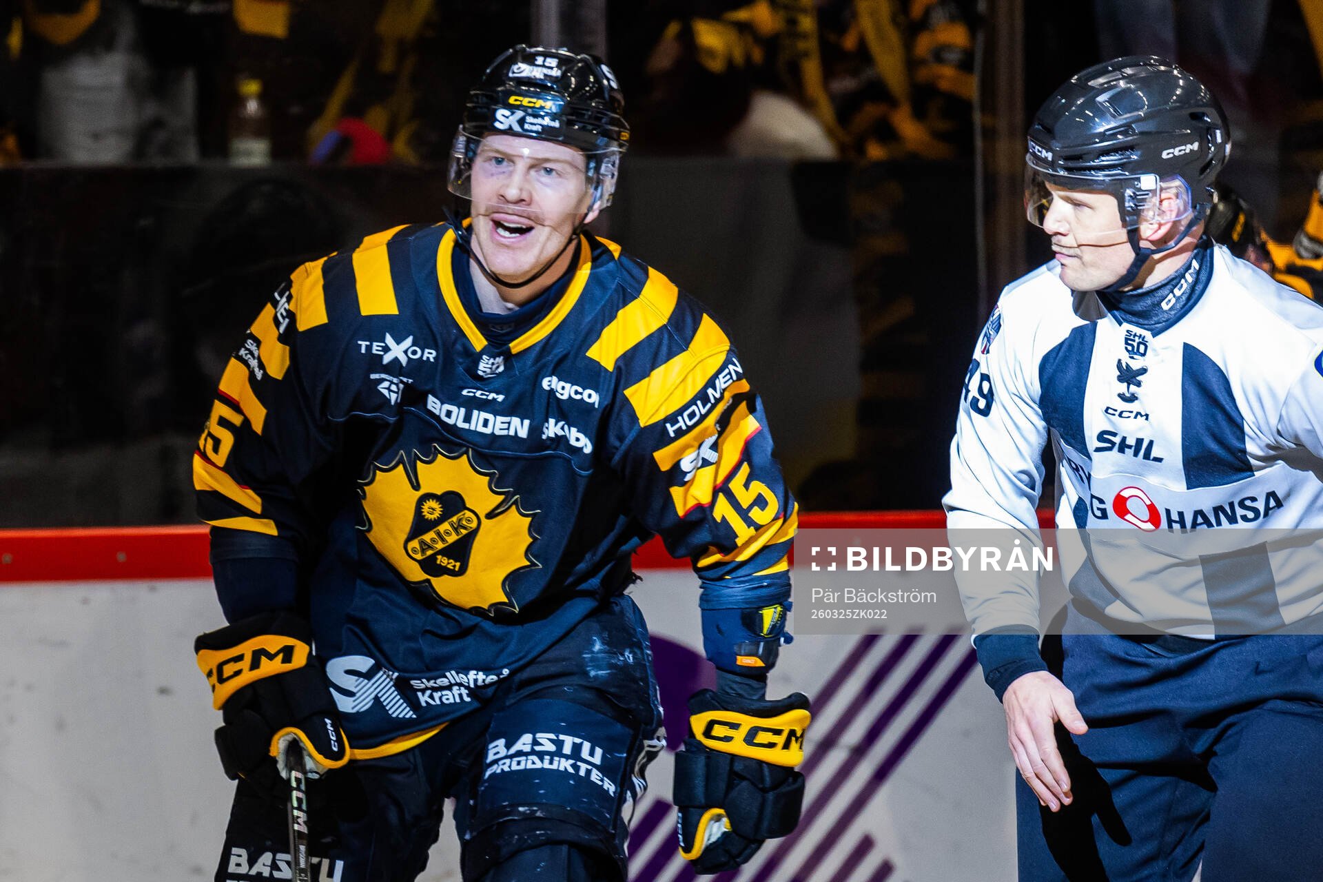 Skellefteås Lars Bryggman jublar