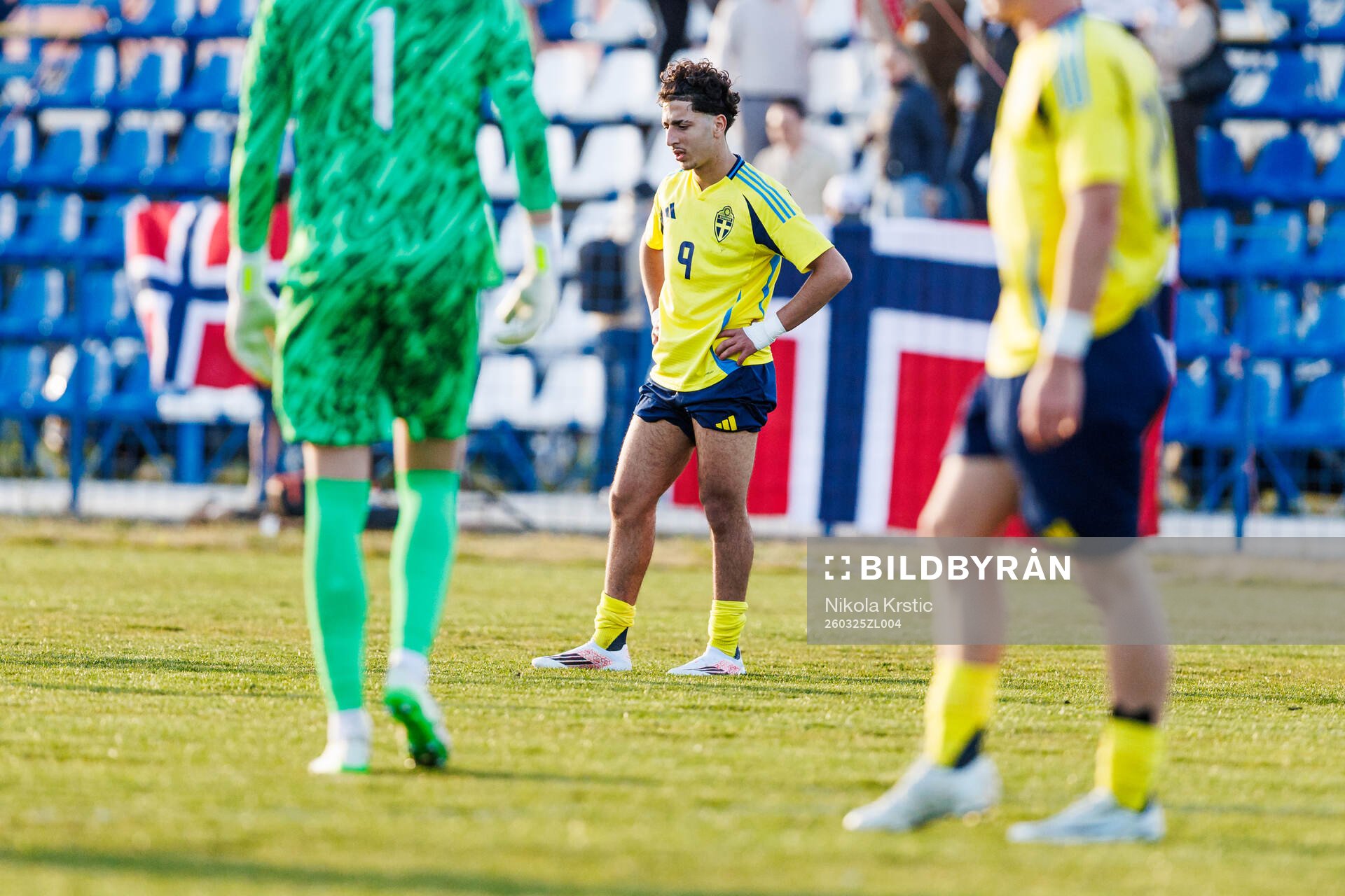 Rayan Bardghji of Sweden looks dejected