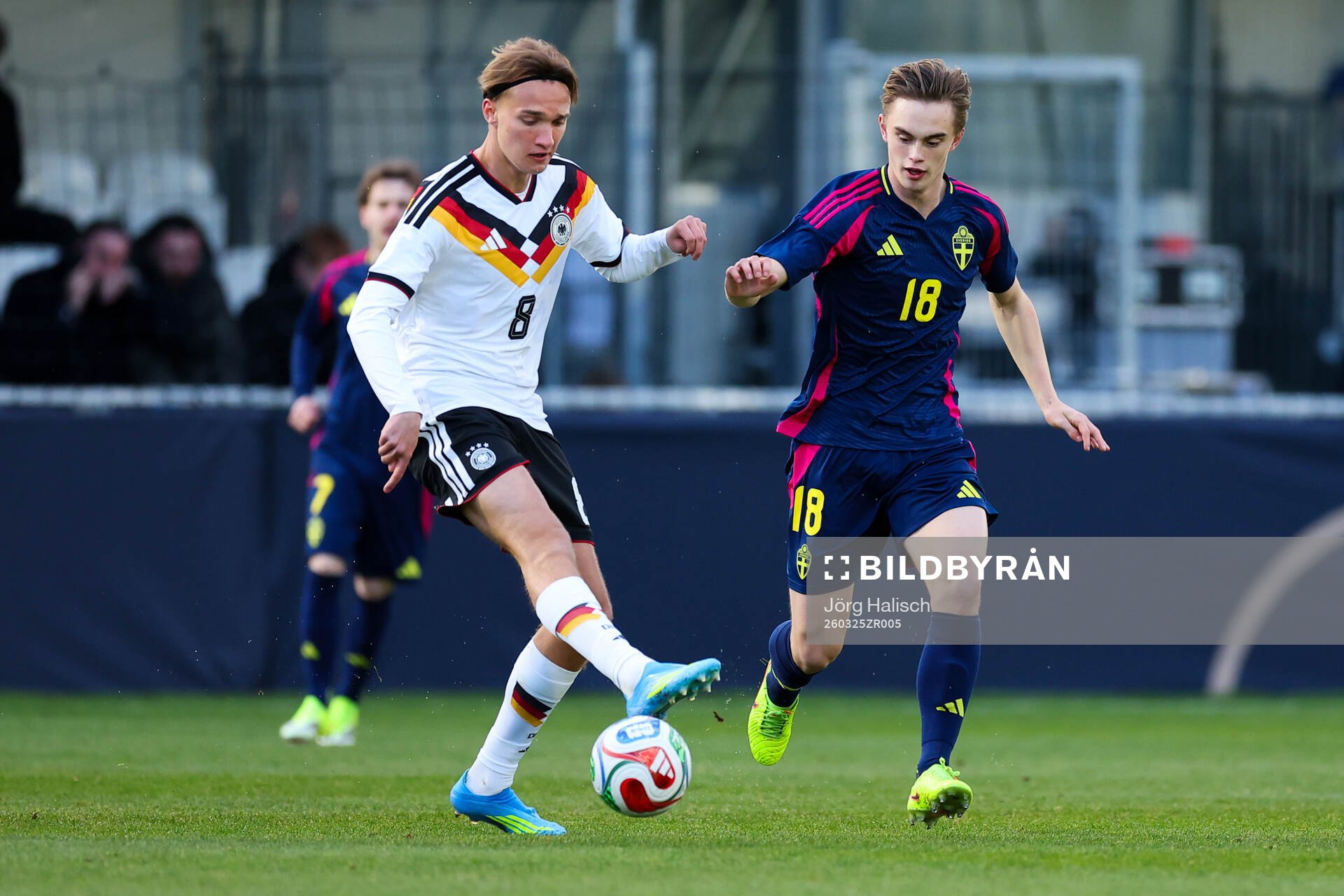 Luis Engelns of Germany and Yannick Geiger of Sweden