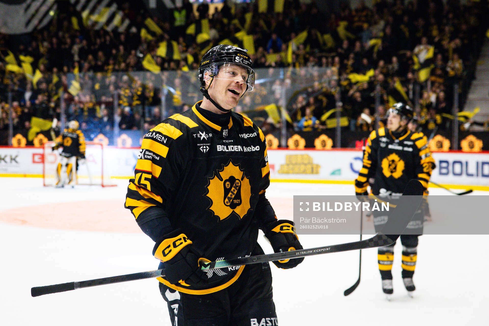 Skellefteås Lars Bryggman jublar