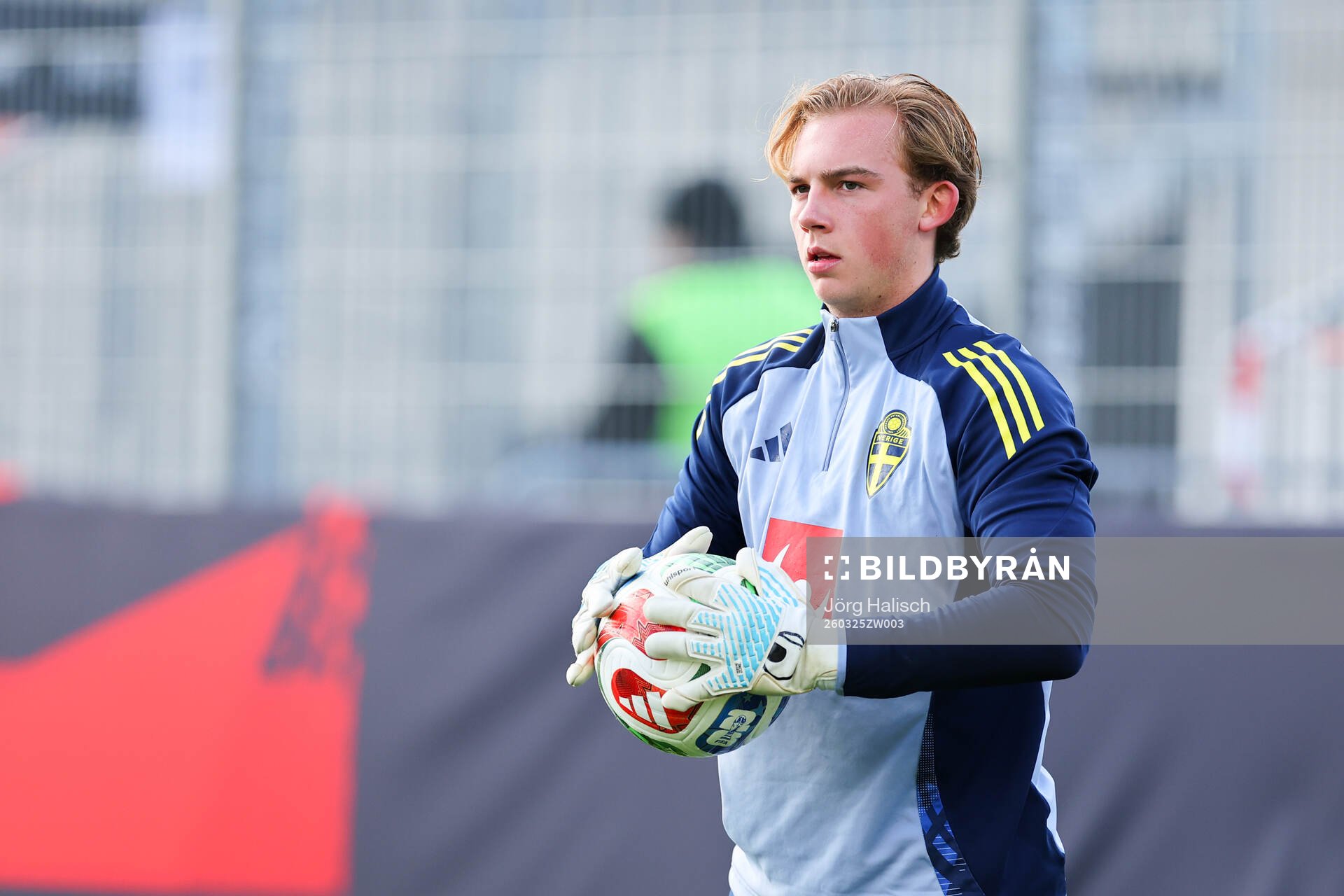 Goalkeeper Elton Fischerström of Sweden