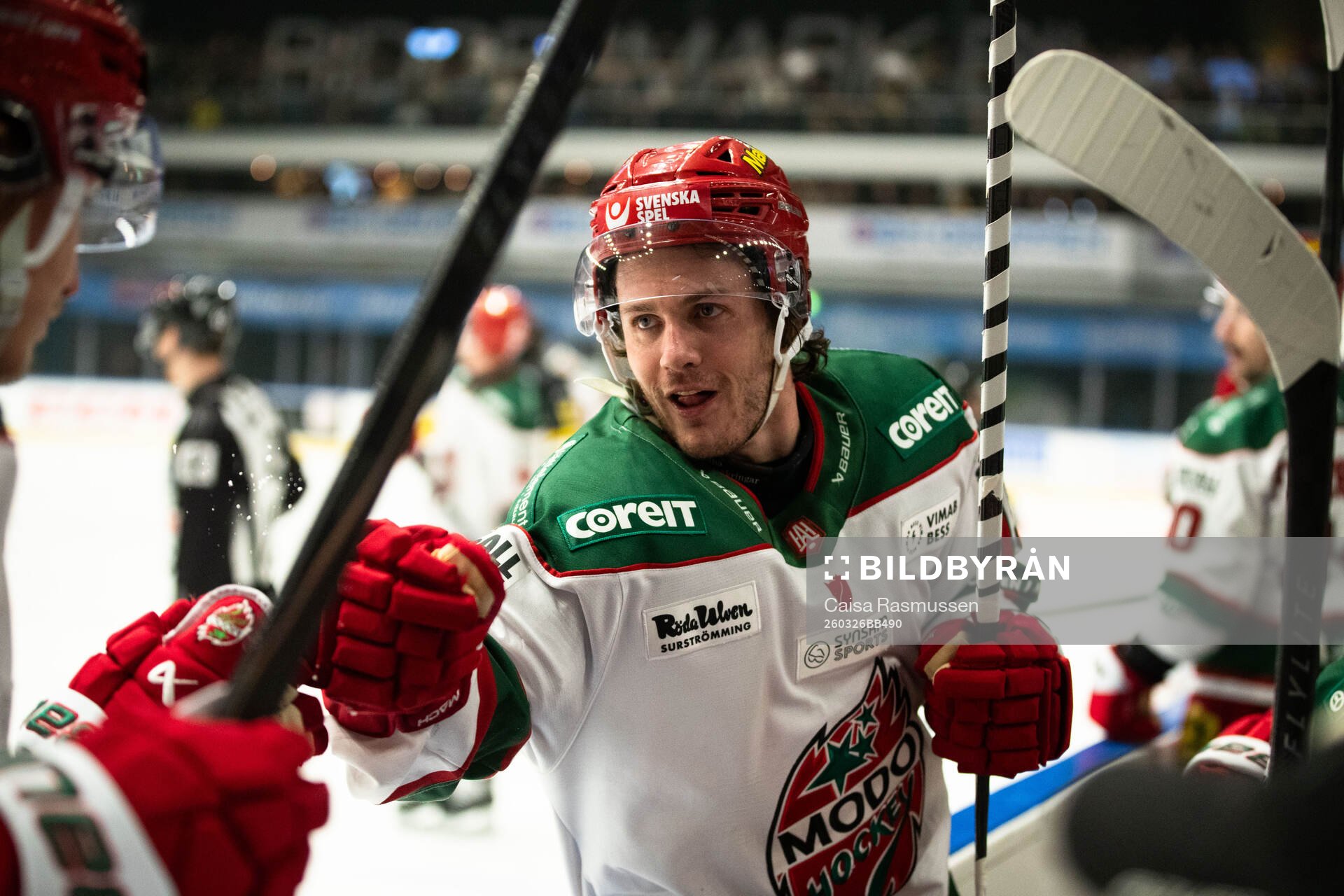 Modos Tyler Kelleher jublar