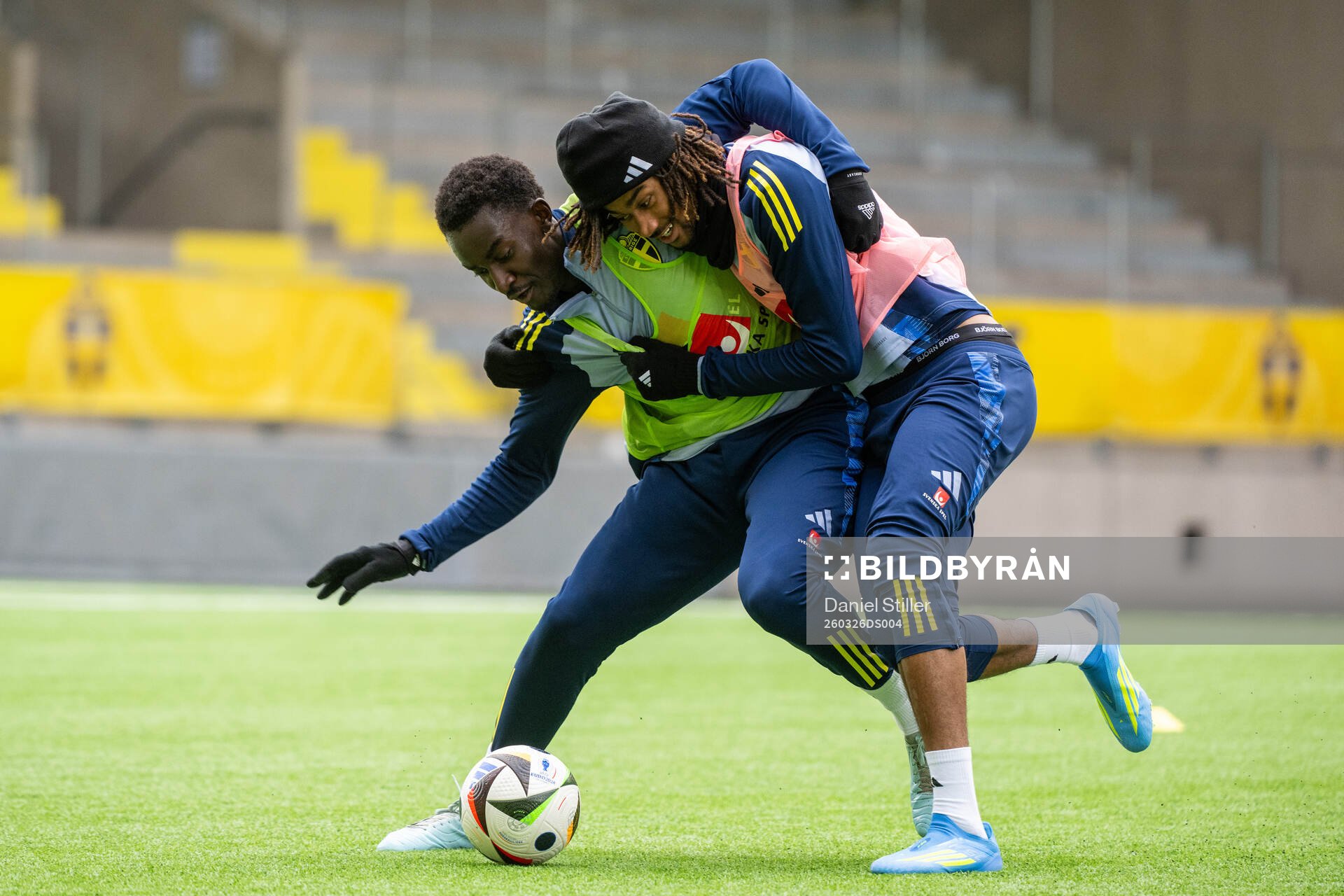 Peter Amoran and Jonah Kusi-Asare of Sweden's U21 national