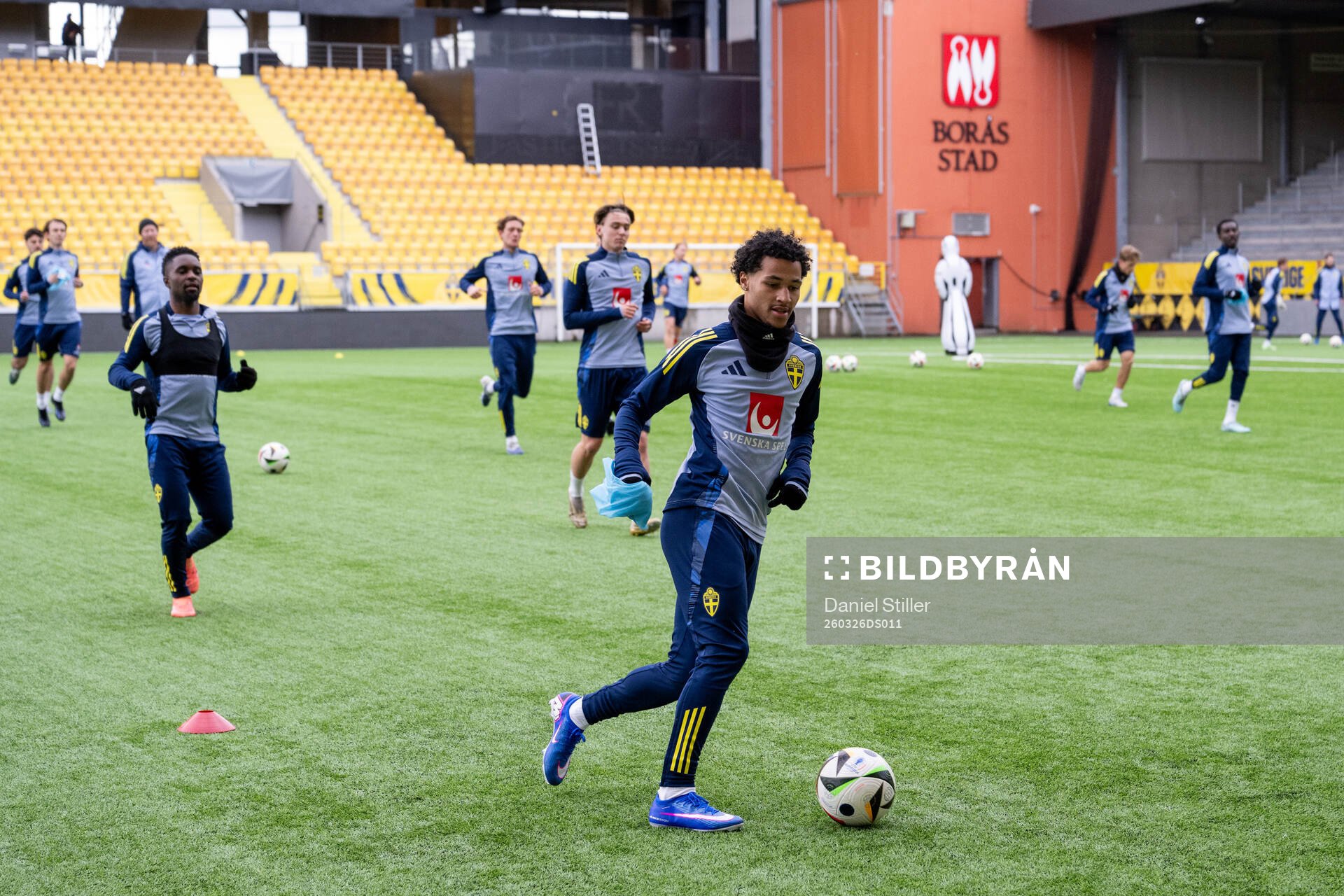 Momodou Sonko of Sweden's U21 national football team